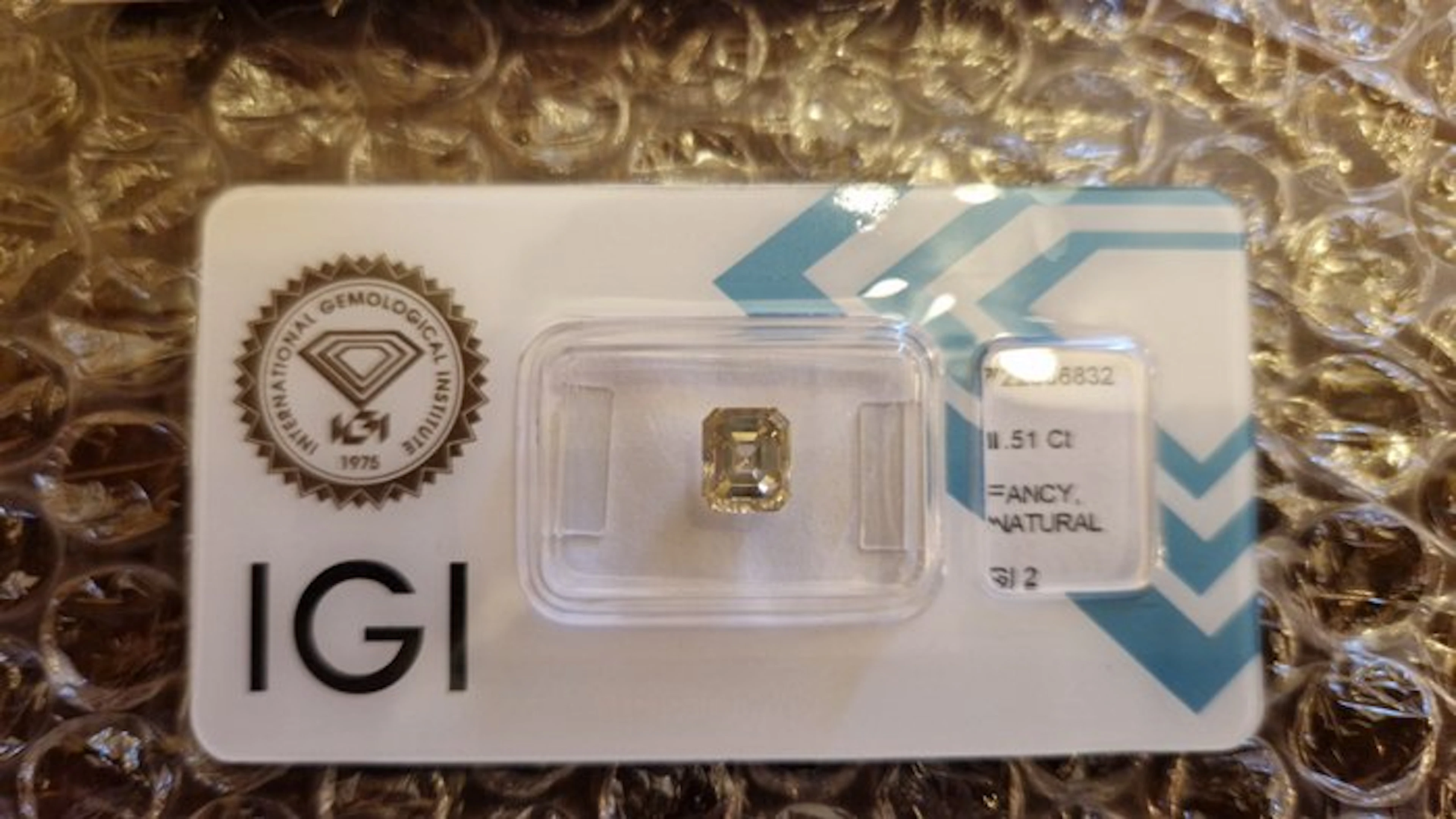 1 pcs Diamond (Natural) - 1.51 ct - Emerald - SI2...