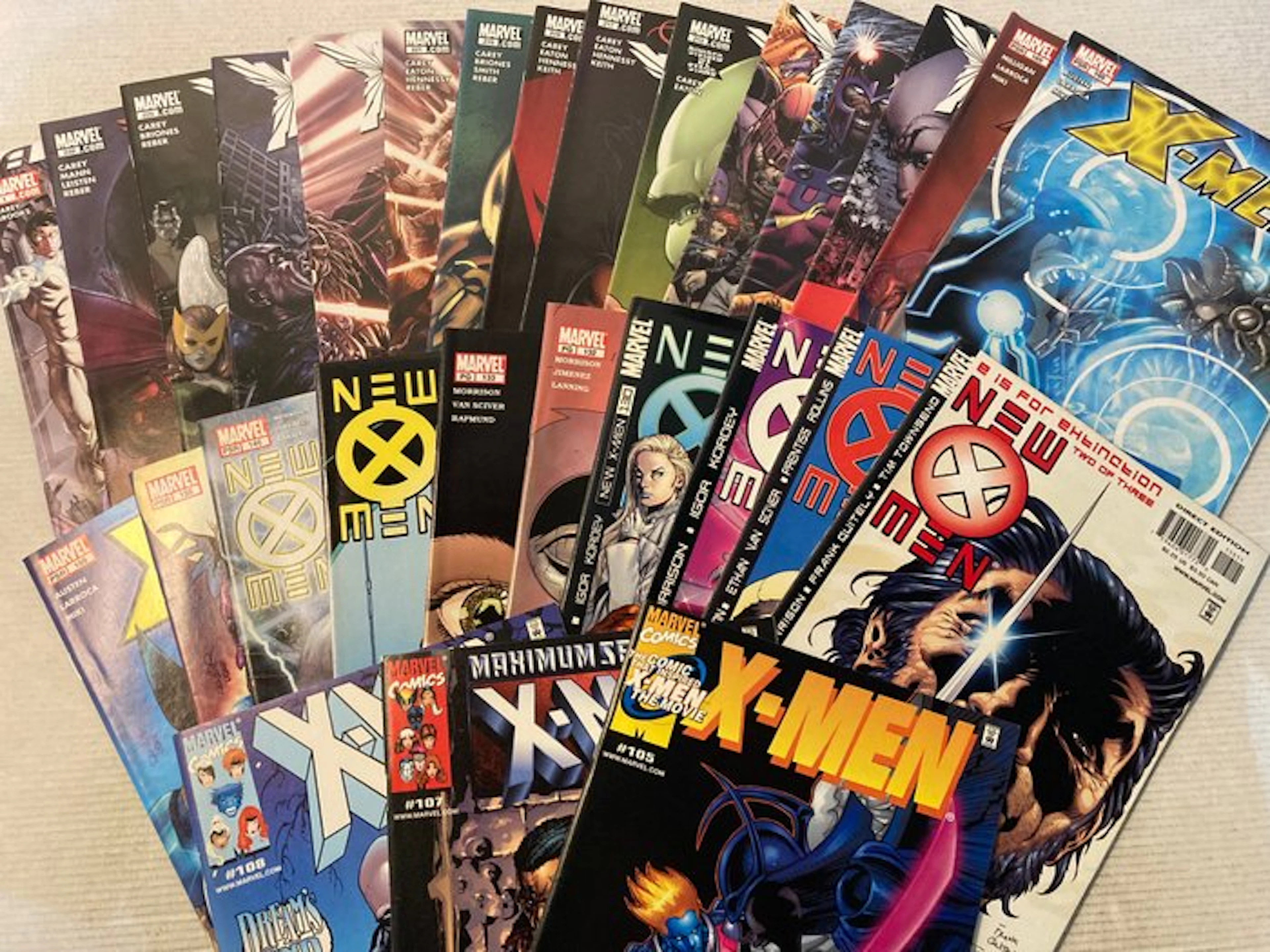 X-Men (1991) 28 comics in range # 105 to 239 with Annual