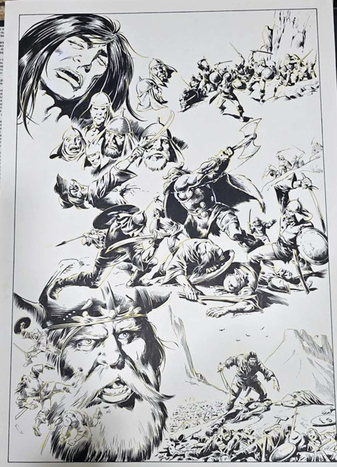 Benito Gallego/Jafar - 1 Original page - Barbarian - Fourth Era #2 - 2004