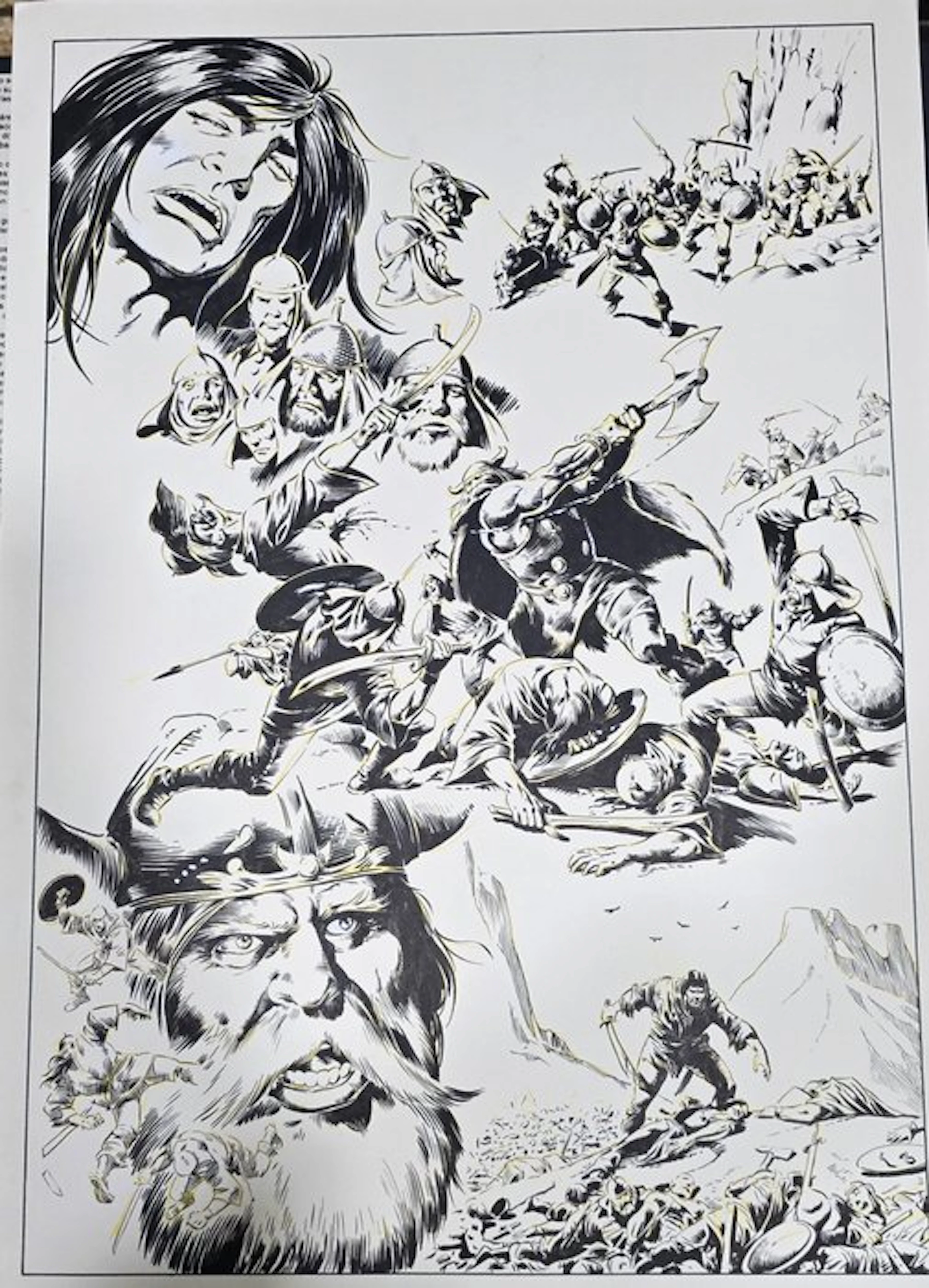 Benito Gallego/Jafar - 1 Original page - Barbarian - Fourth Era #2 - 2004