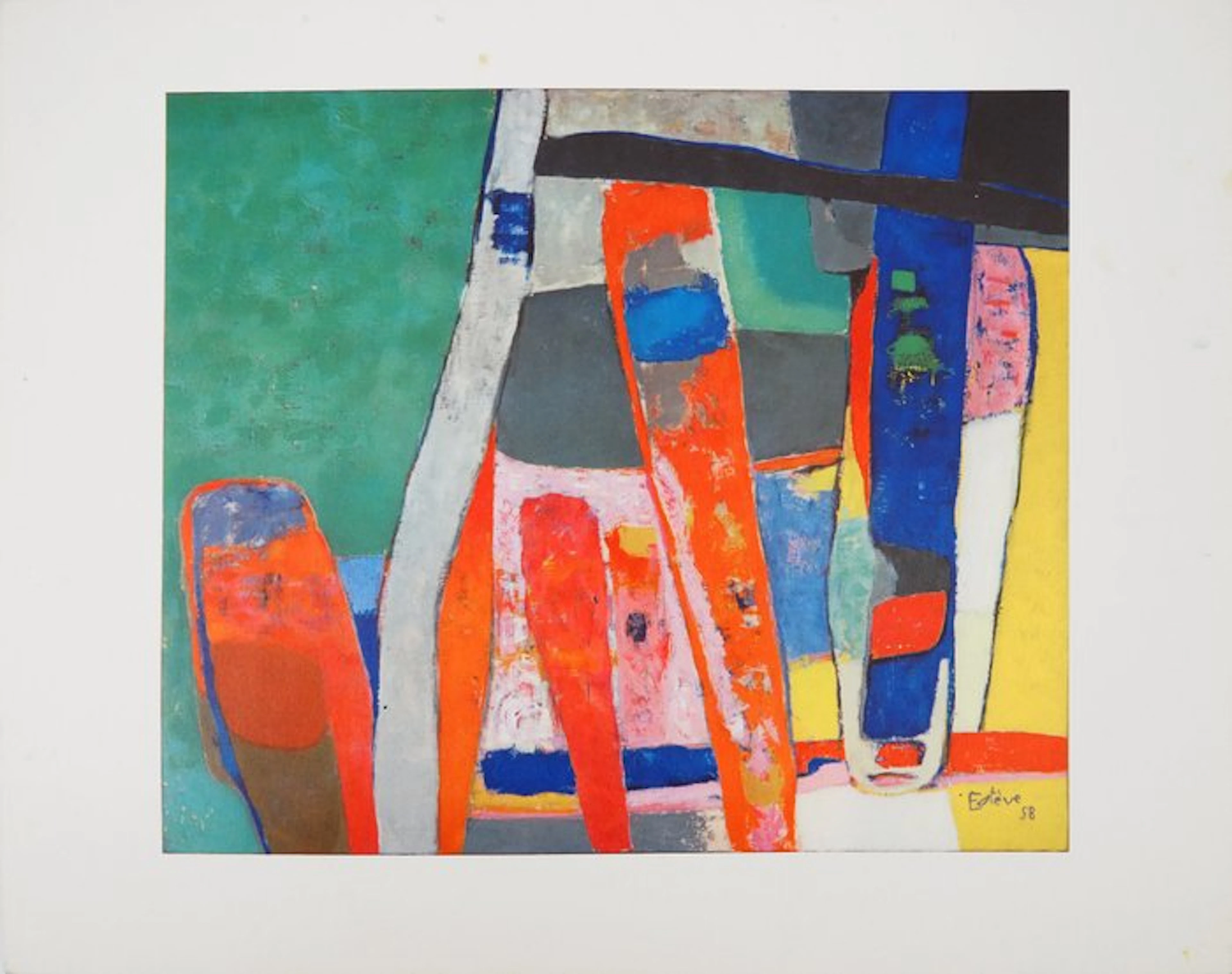 Maurice ESTEVE (1904-2004) - Composition en couleurs