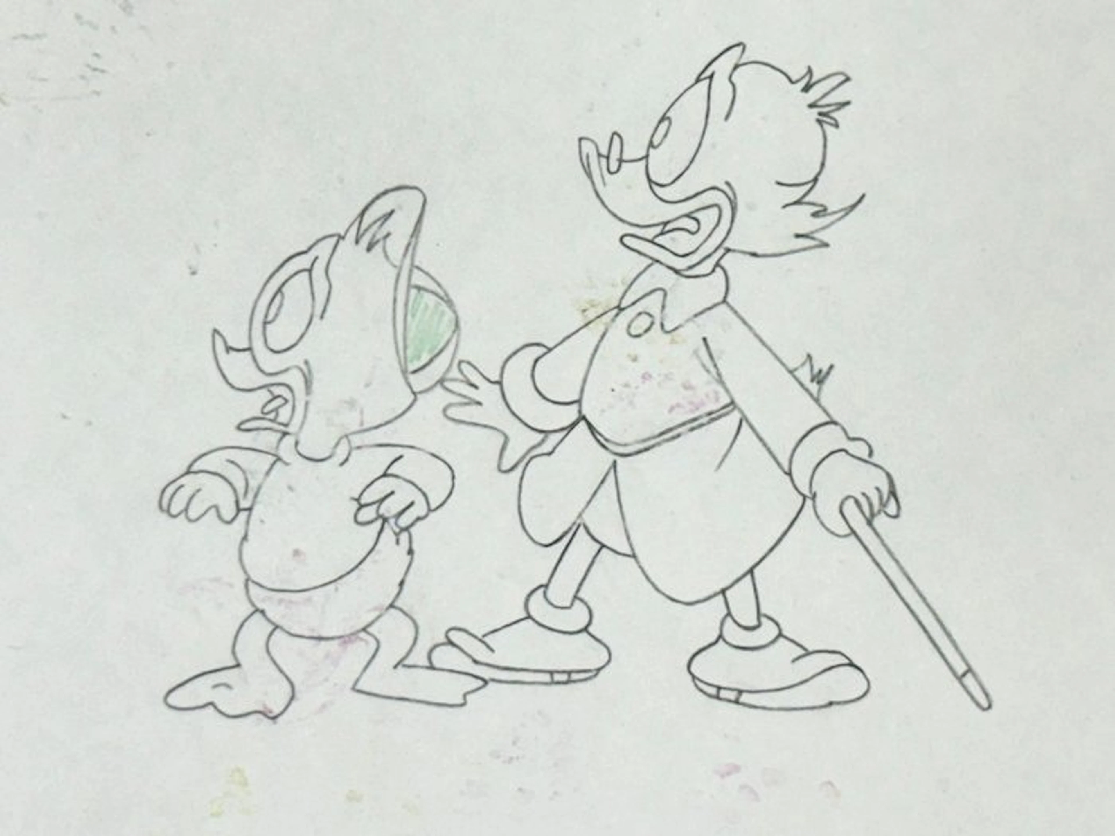 Walt Disney, 1987/90 - Original Animation Drawing of Scrooge McDuck - Ducktales