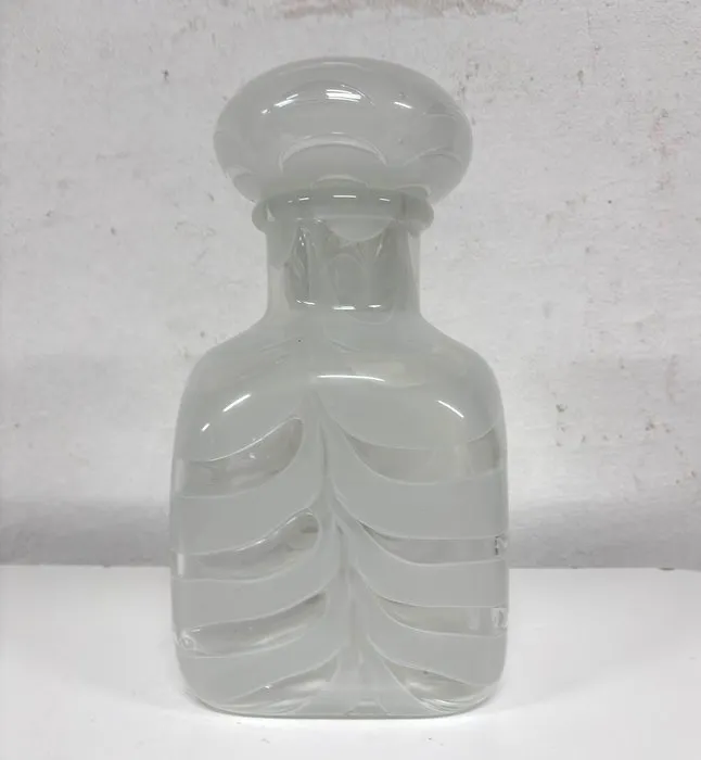 Barovier & Toso - Ercole Barovier - Bottle - Diaphanous Graffiti - Murano glass