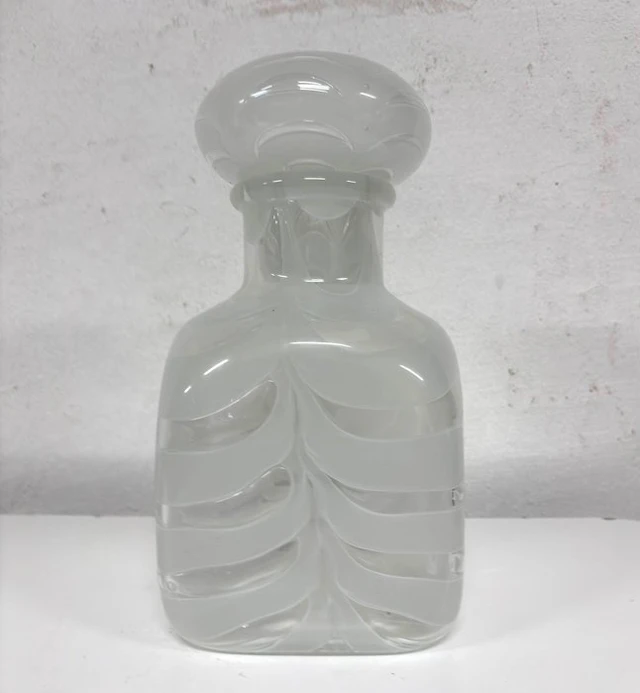 Barovier & Toso - Ercole Barovier - Bottle - Diaphanous Graffiti - Murano glass
