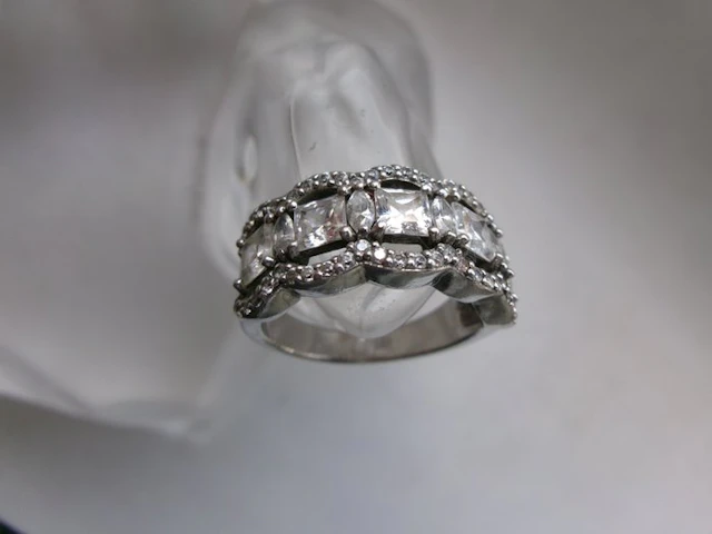 Silver - Ring - Art Deco Style