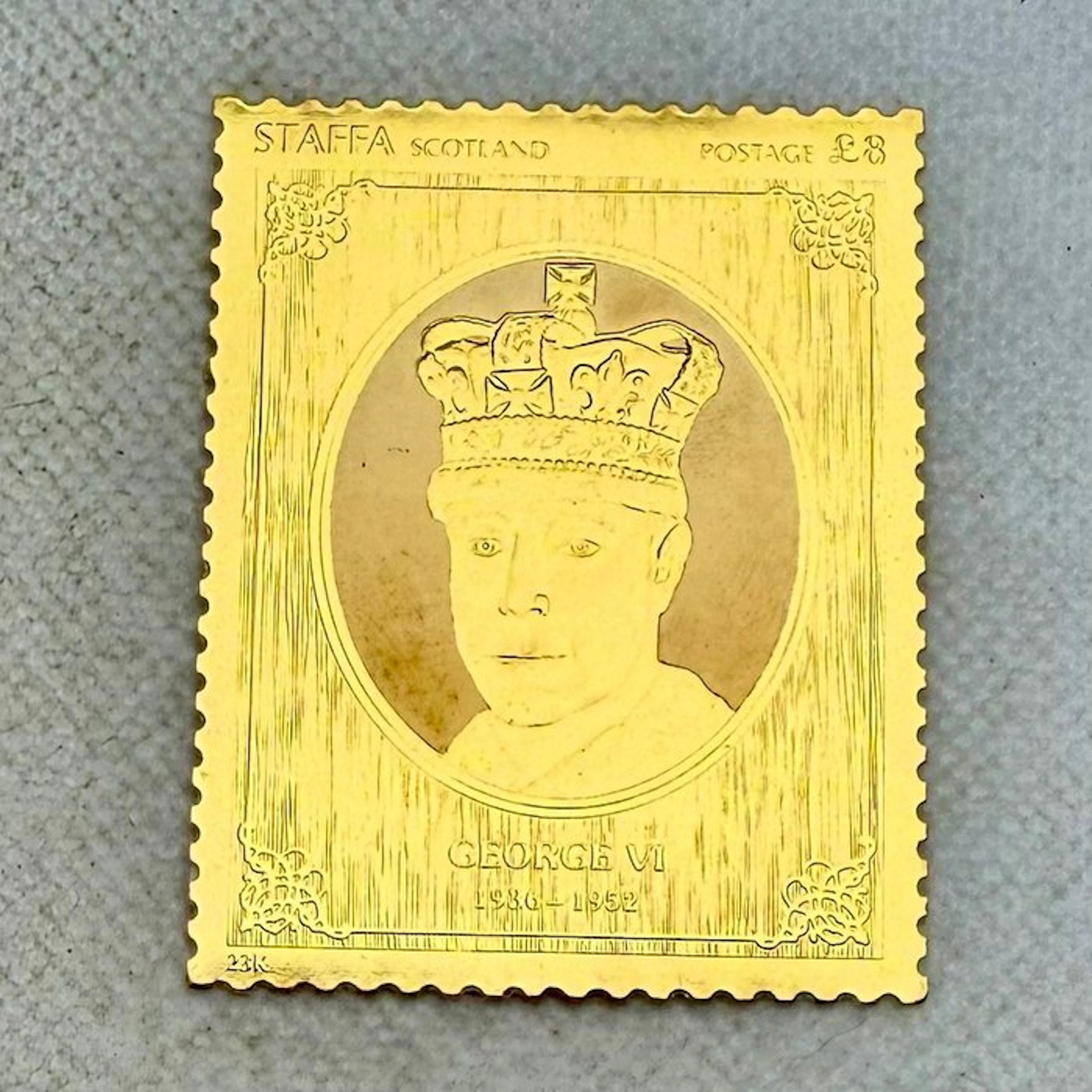 Scotland. George VI , Oro 1/100 Oz , 24 kilates Proof (No reserve price)