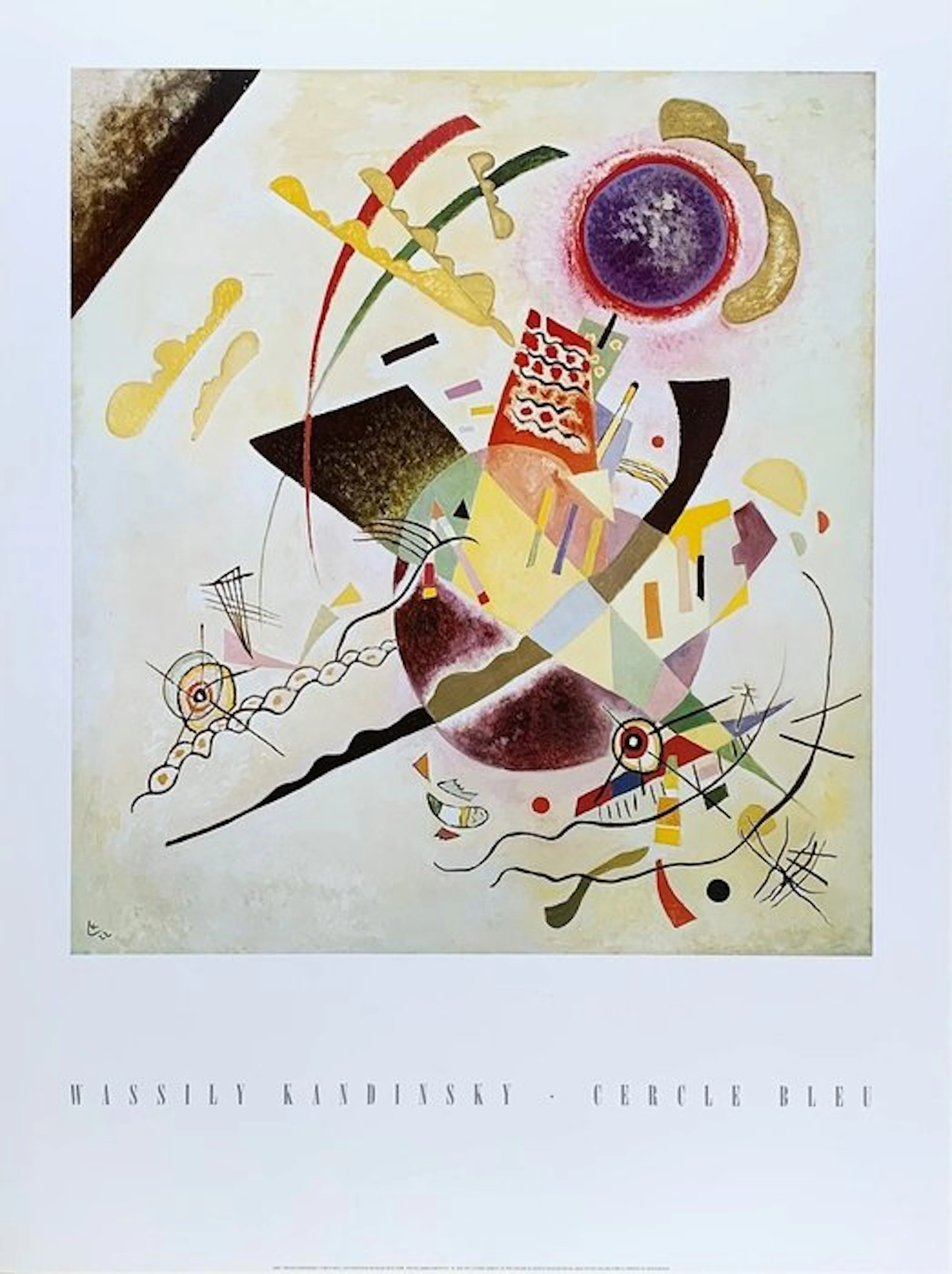 Wassily Kandinsky (1866-1944) - (after) - Cercle Bleu