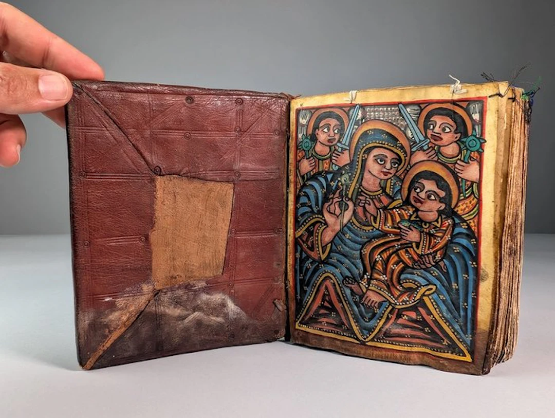 Ethiopian coptic church - Manuscript; Ancient Coptic...
