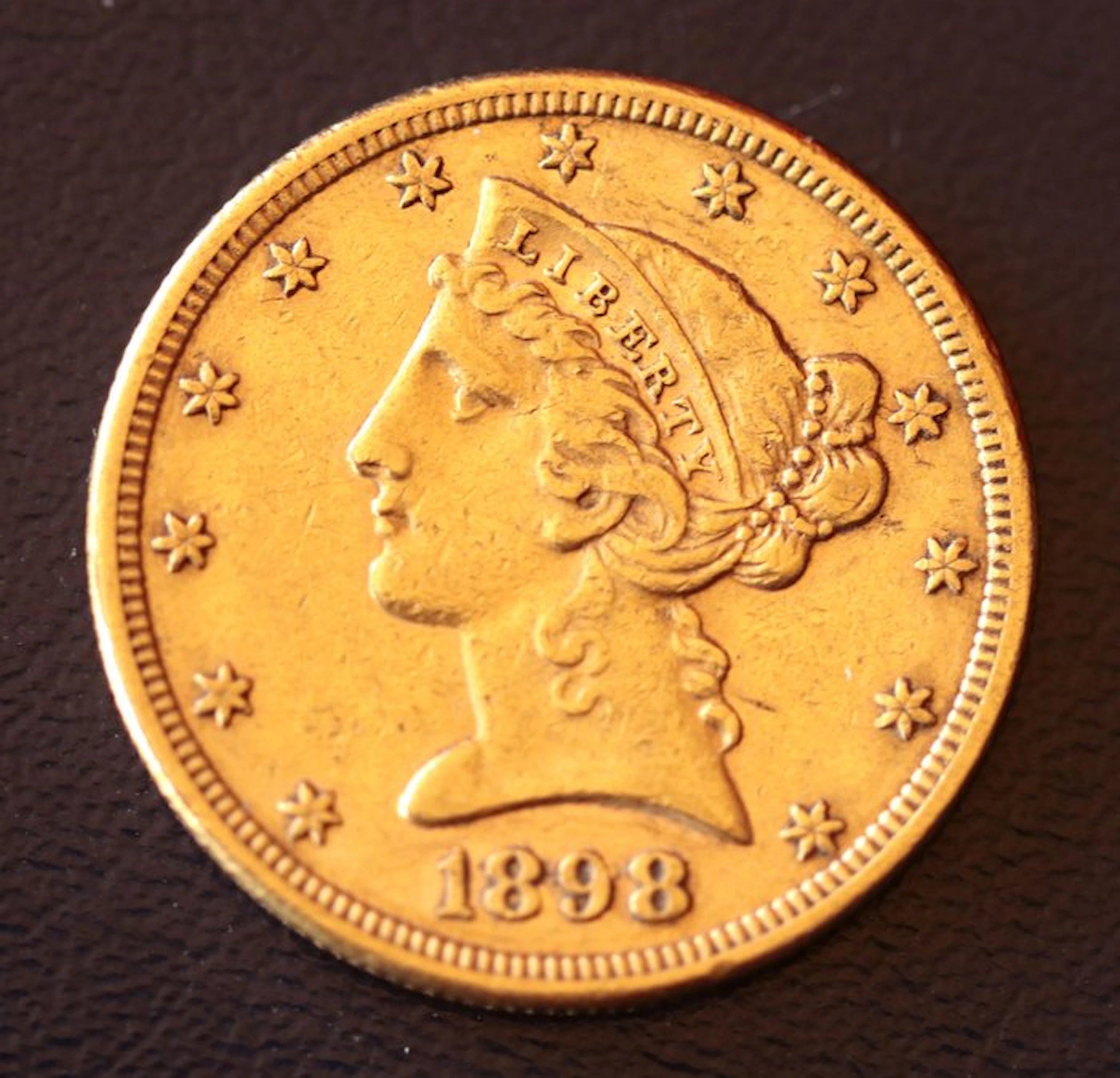 United States. 5 Dollars 1898-S Liberty Head