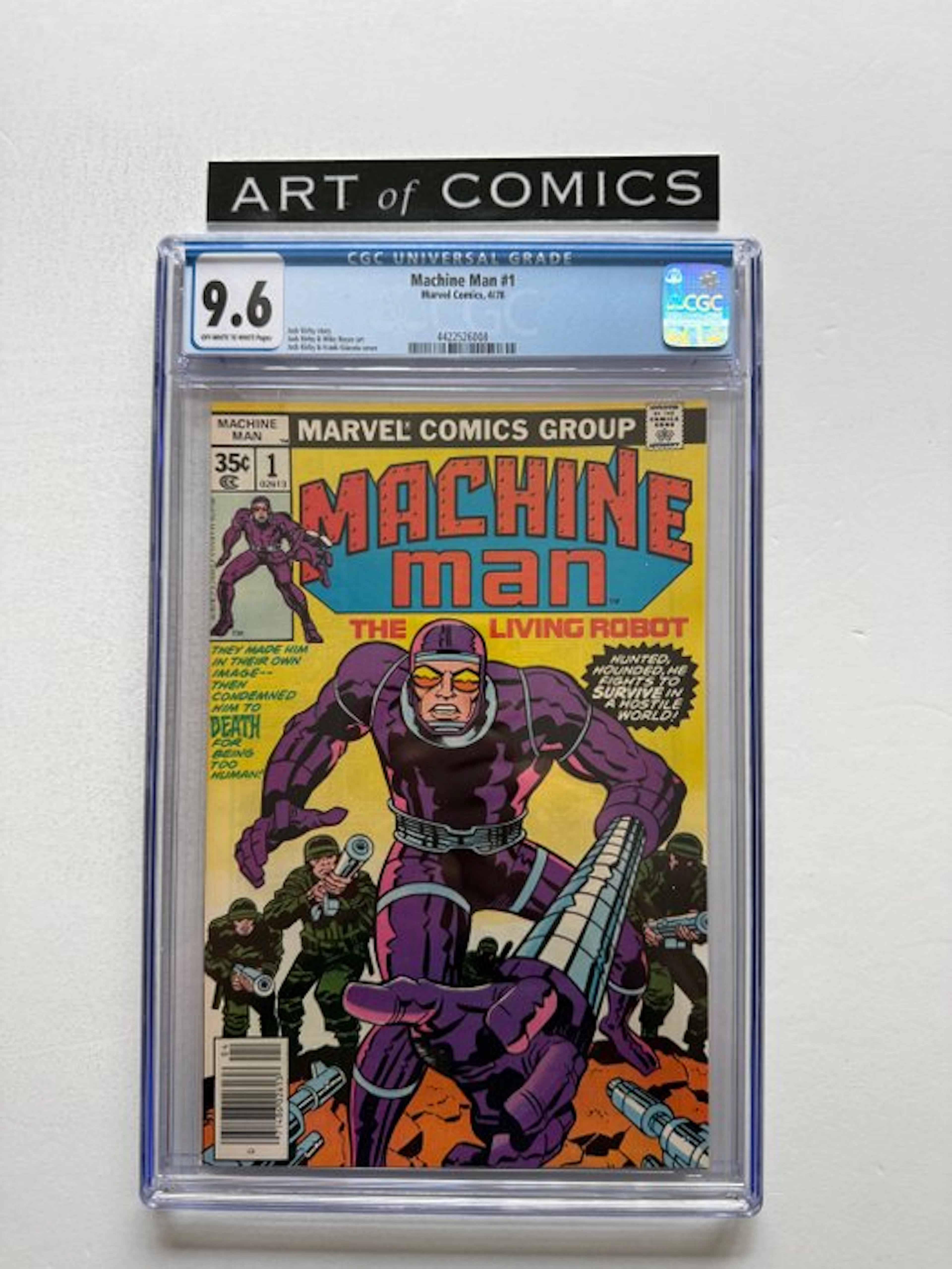 Machine Man #1 - CGC 9.6 - 1 Graded comic - First edition - 1978