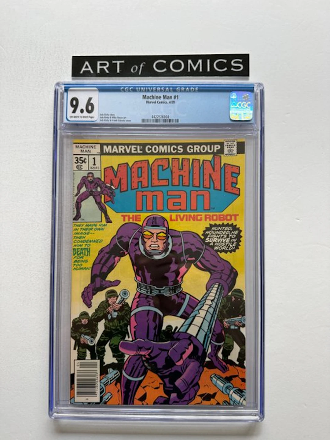 Machine Man #1 - CGC 9.6 - 1 Graded comic - First edition - 1978