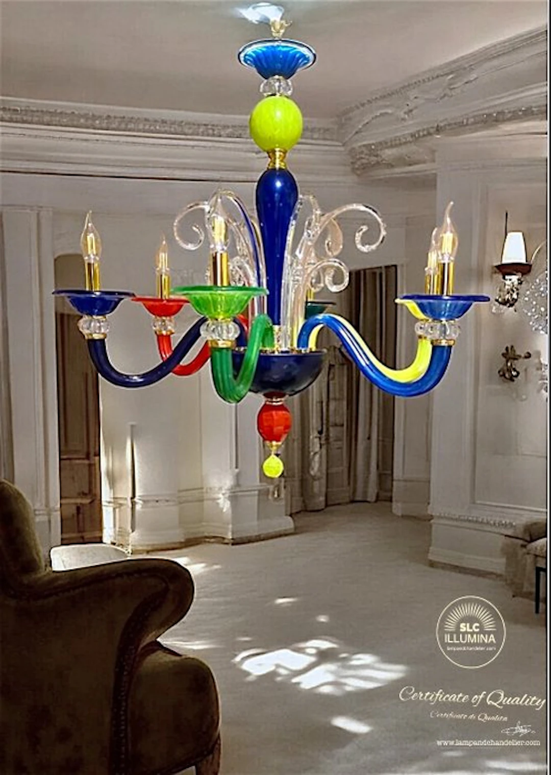 SLC Illumina - MG - Chandelier - Glass, Crystal