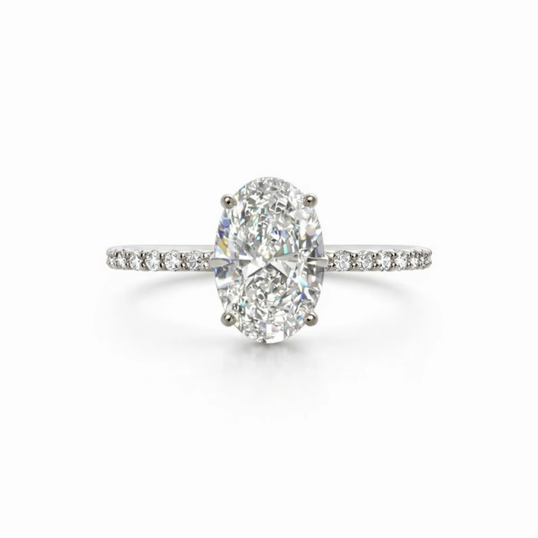 No reserve price - Ring - 14 kt