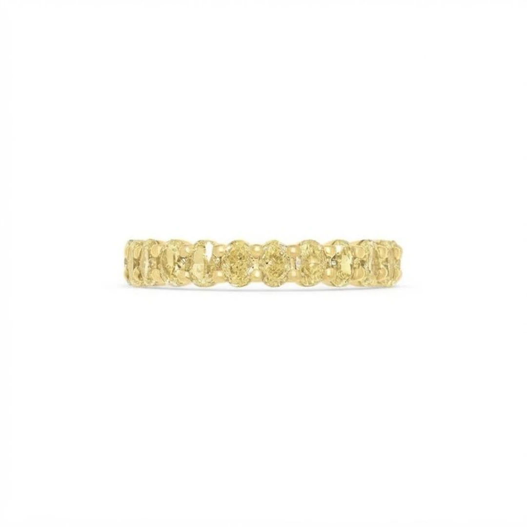 Ring - 18 kt. Yellow gold - 2.01ct. tw. Yellow Diamond (Natural coloured)