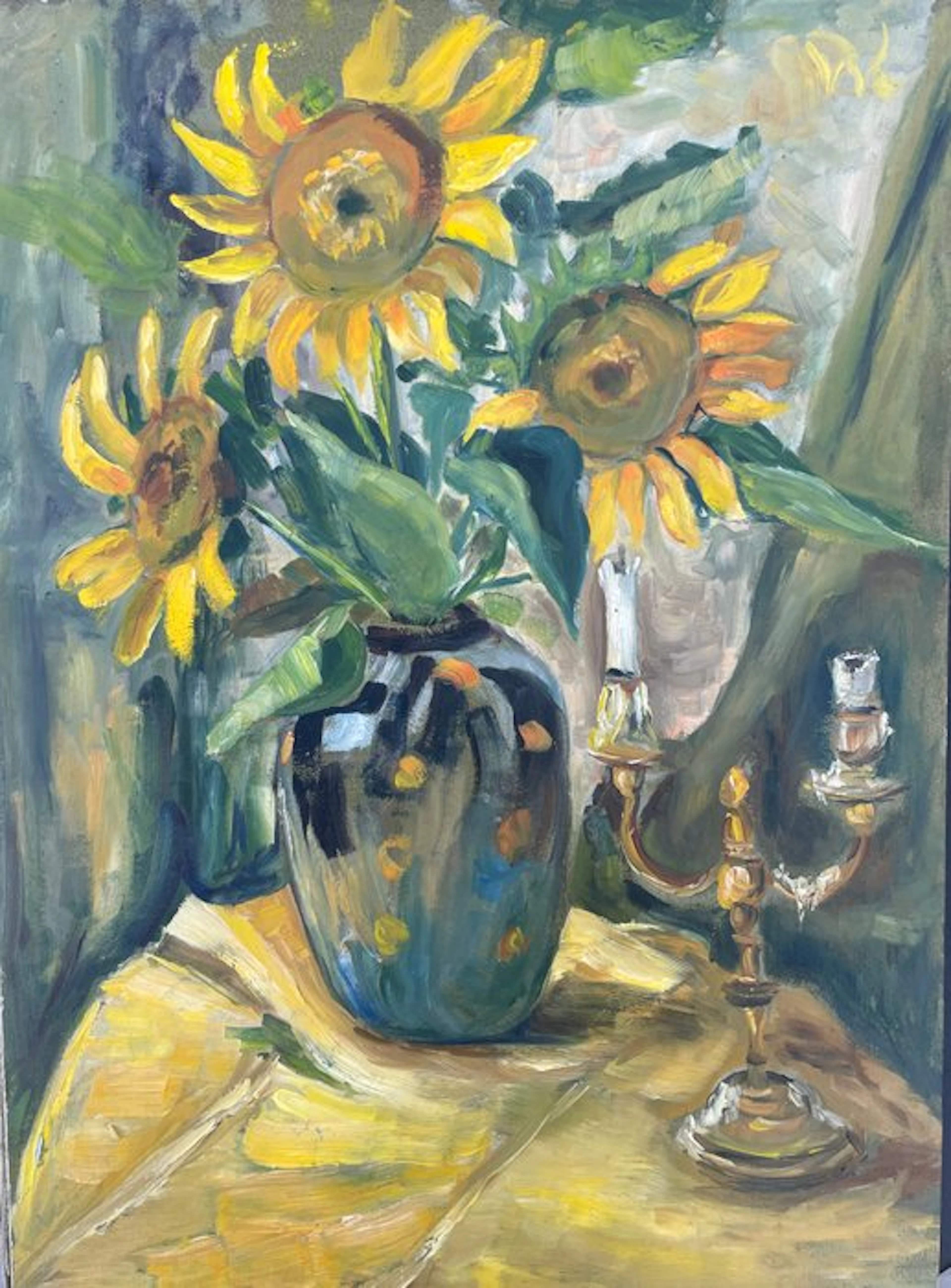 Dieter Wulff (1929-2010) - Sonnenblumen