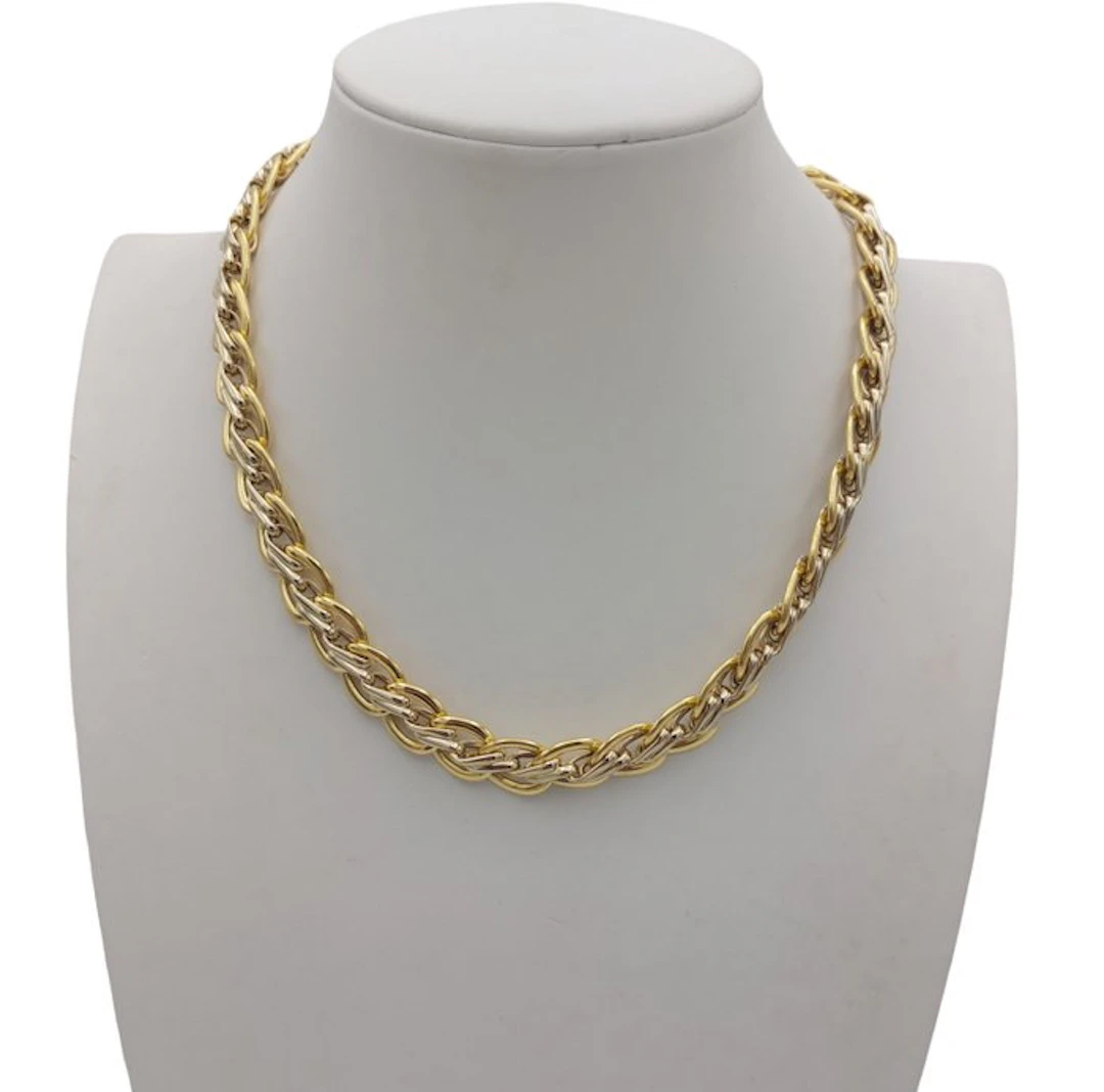 Necklace - 18 kt. Yellow gold, White gold