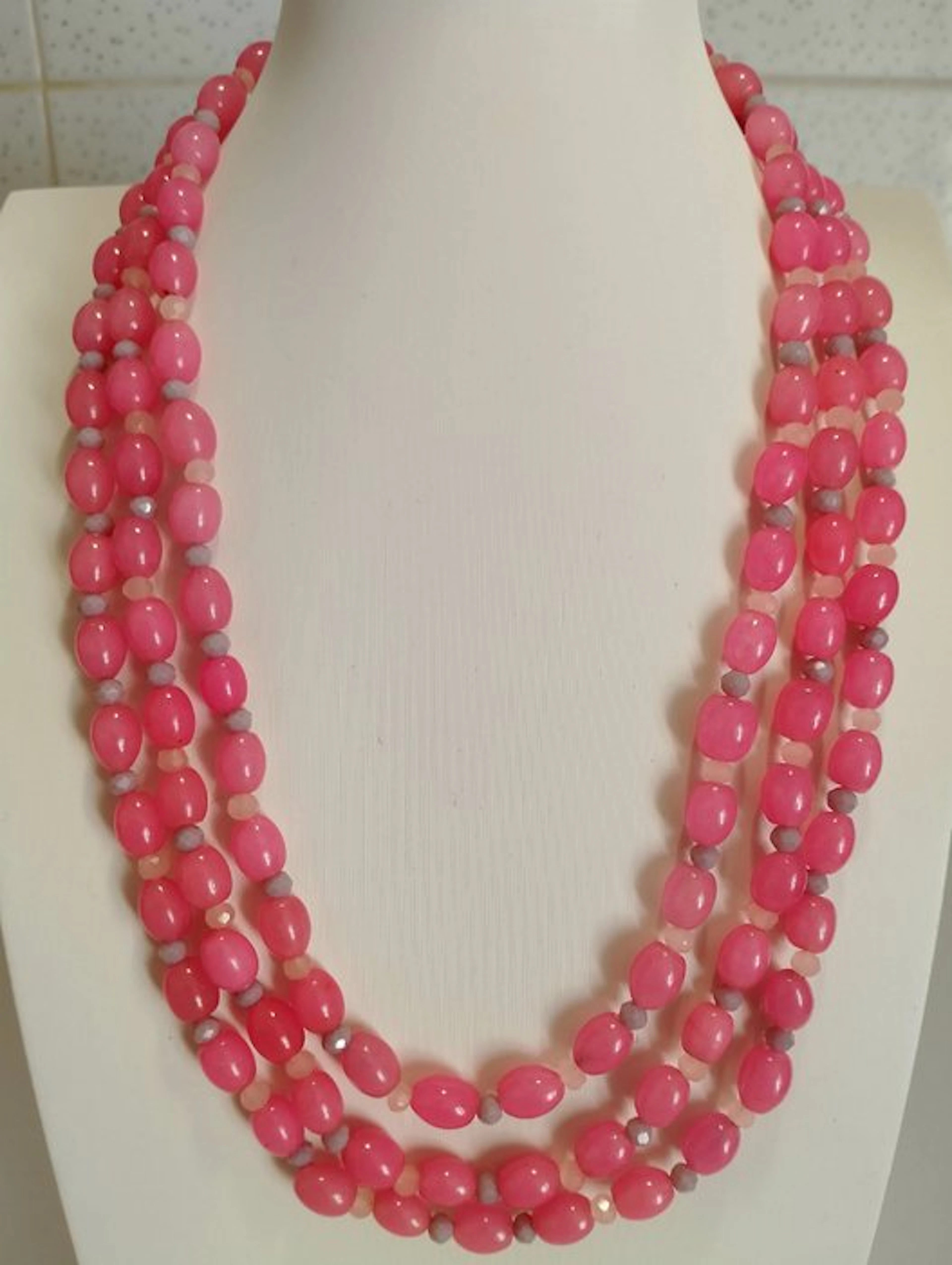 Natural Madagascar Rosa Necklace High-Vibration - Necklace - Emotional Healing