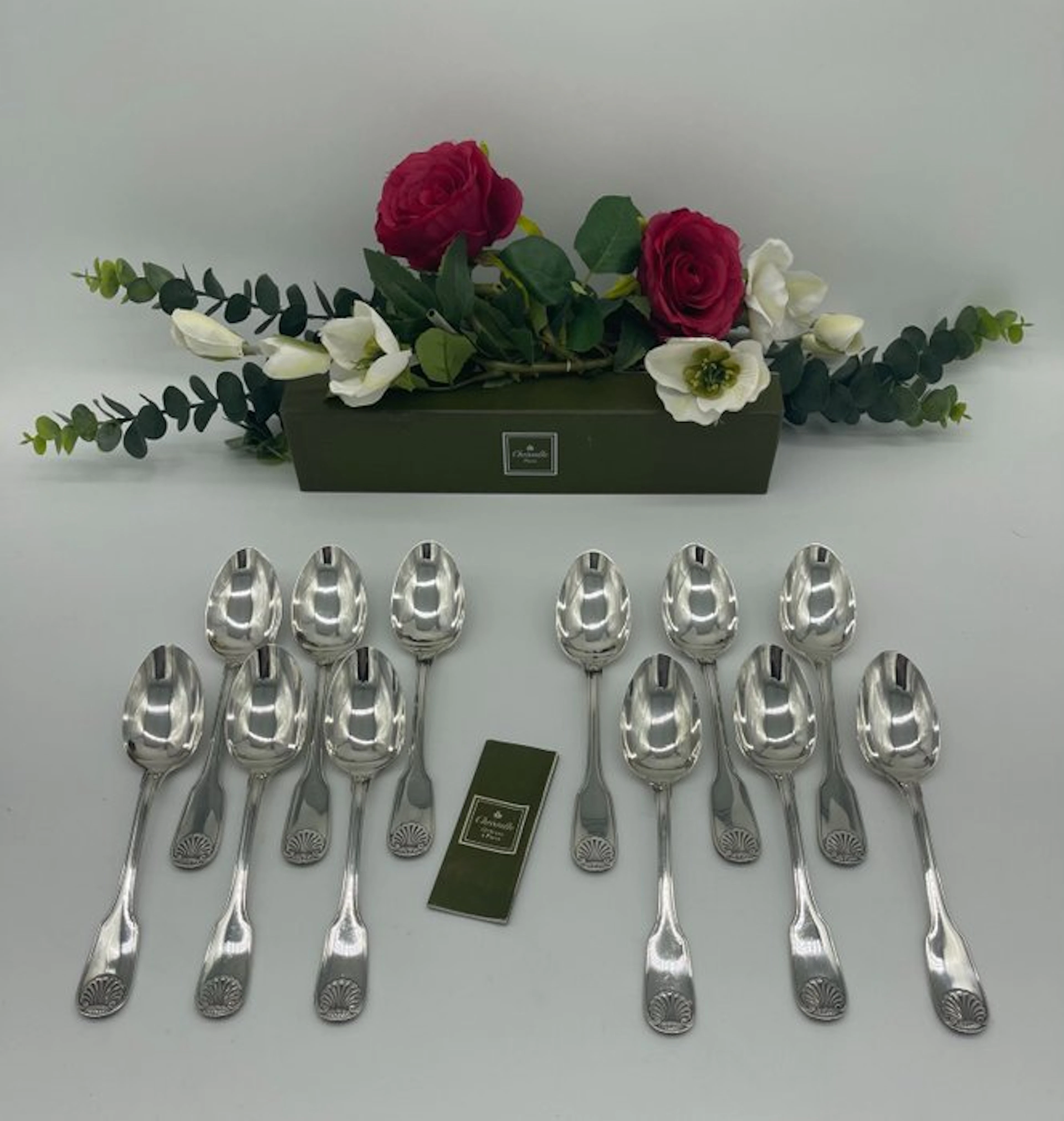 Christofle - Spoon - Set of 12 coffee spoons