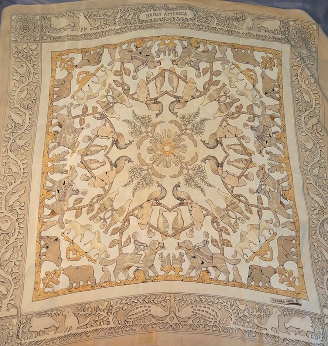 Hermès - Early America - Scarf