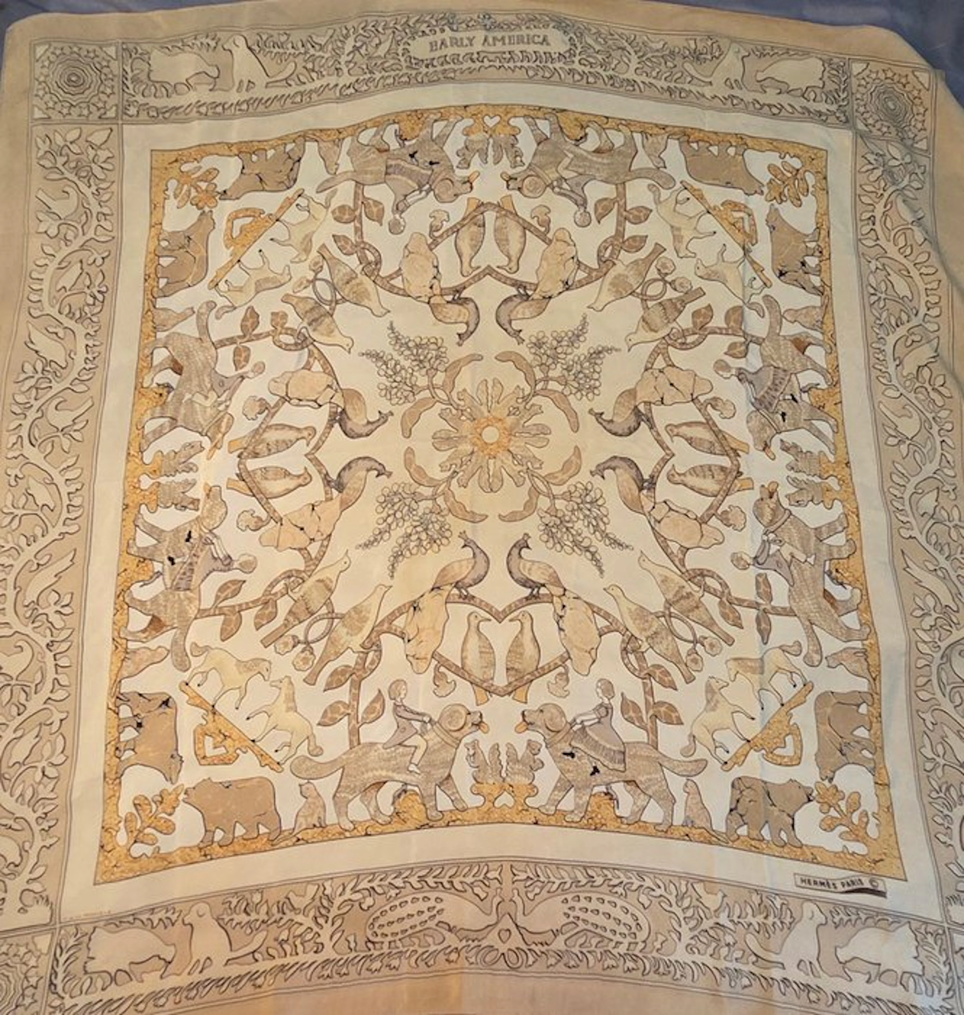 Hermès - Early America - Scarf