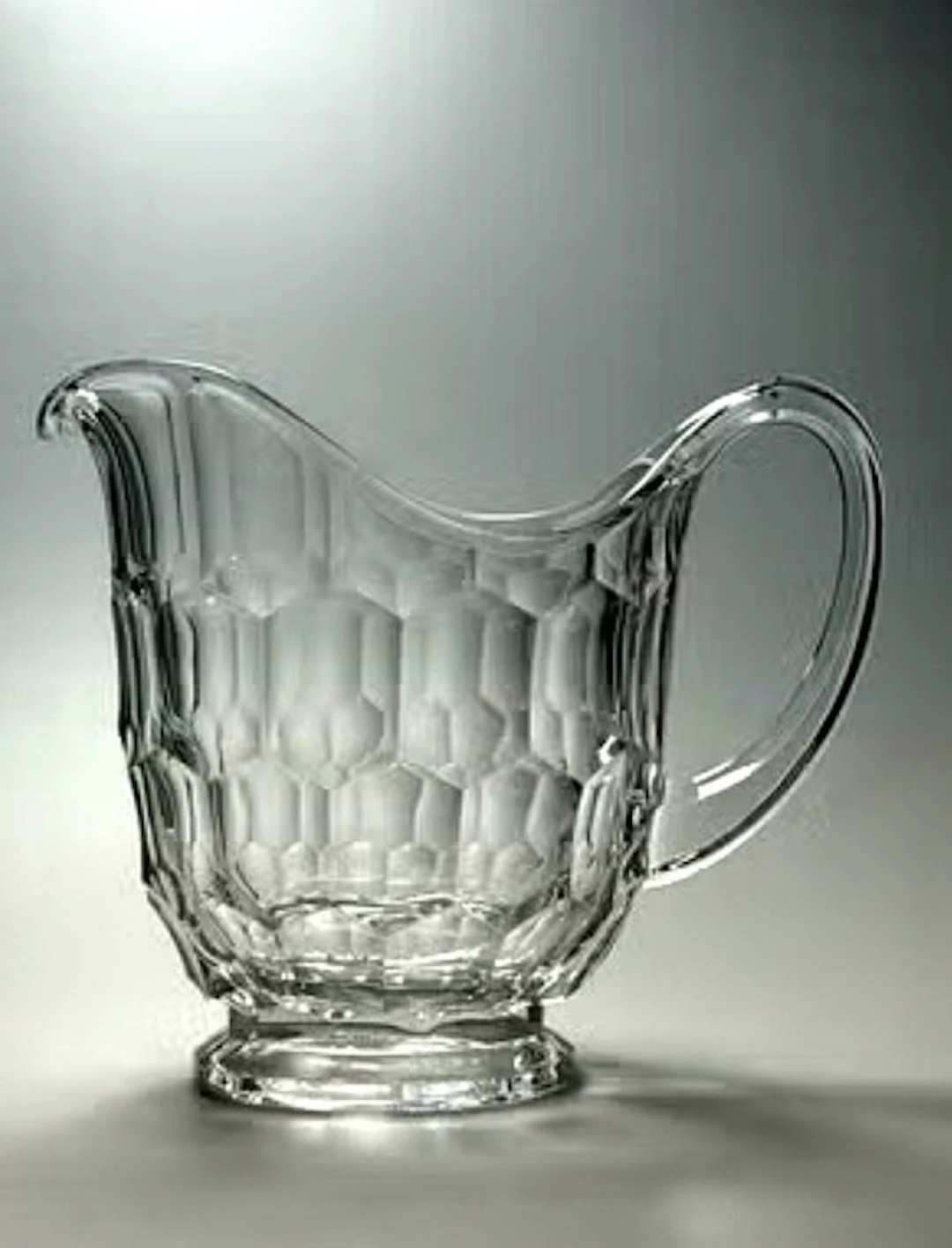 Val Saint Lambert - Decanter - Waterkan Ecailles - Glass