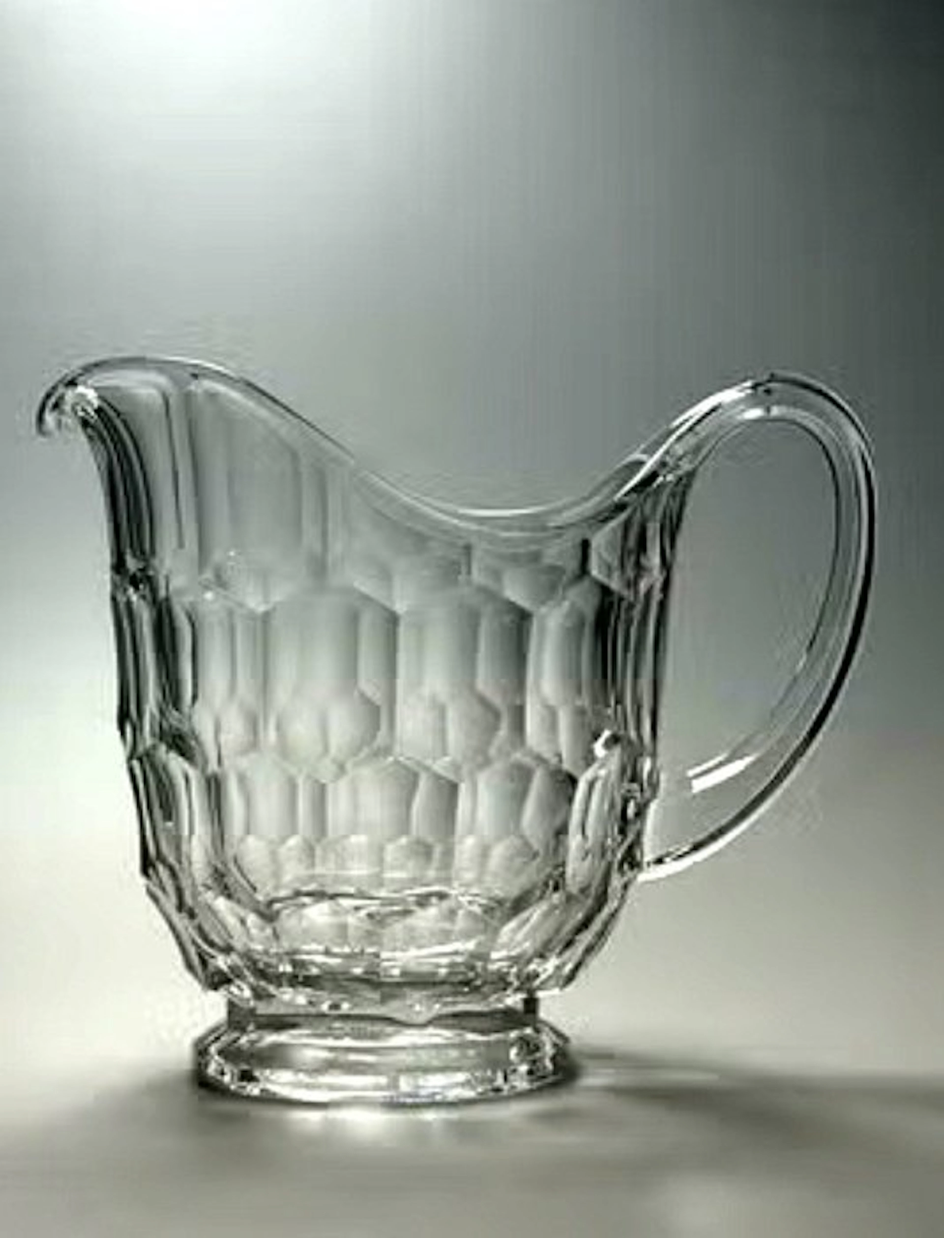 Val Saint Lambert - Decanter - Waterkan Ecailles - Glass