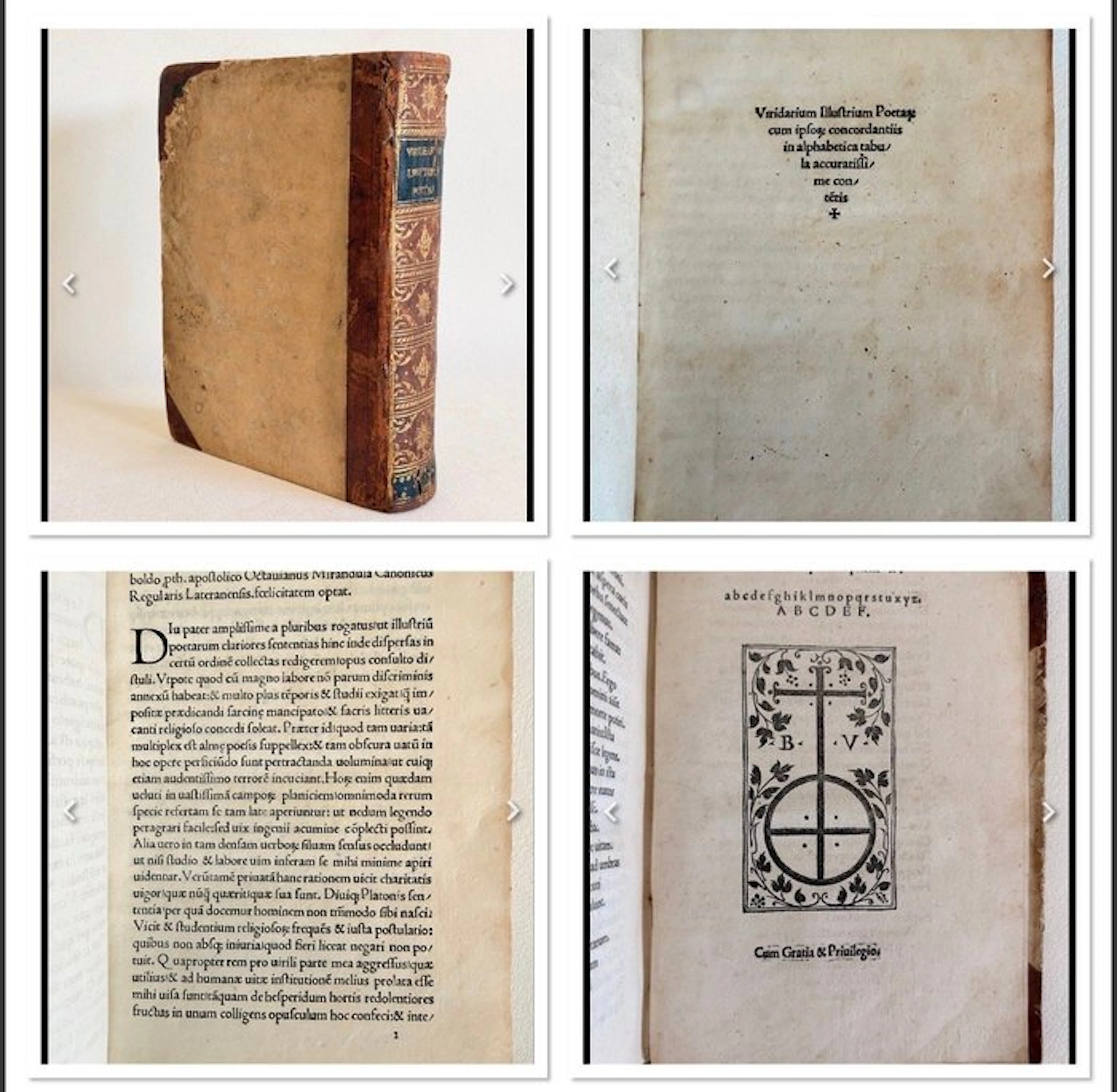 [Post-incunable] Mirandula - Viridarium Illustrium Poetarum - 1507
