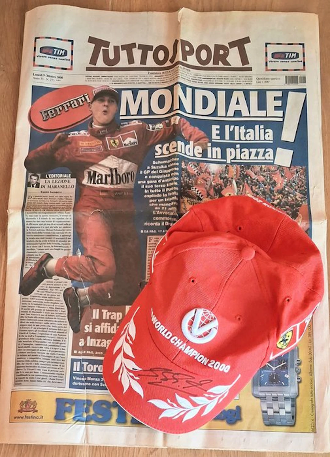 Ferrari - Formel 1 World Champion Michael Schumacher - 2000 - Baseball cap