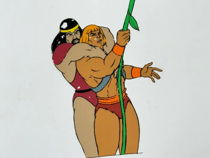 Filmation - Original animation cel of He-Man - He-Man and... | Barnebys
