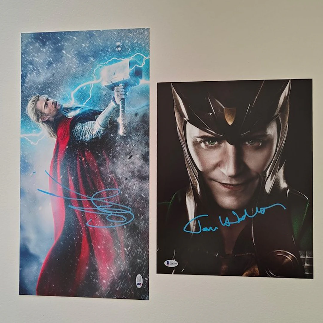Marvel Thor & Loki - Chris Hemsworth & Tom Hiddleston –...