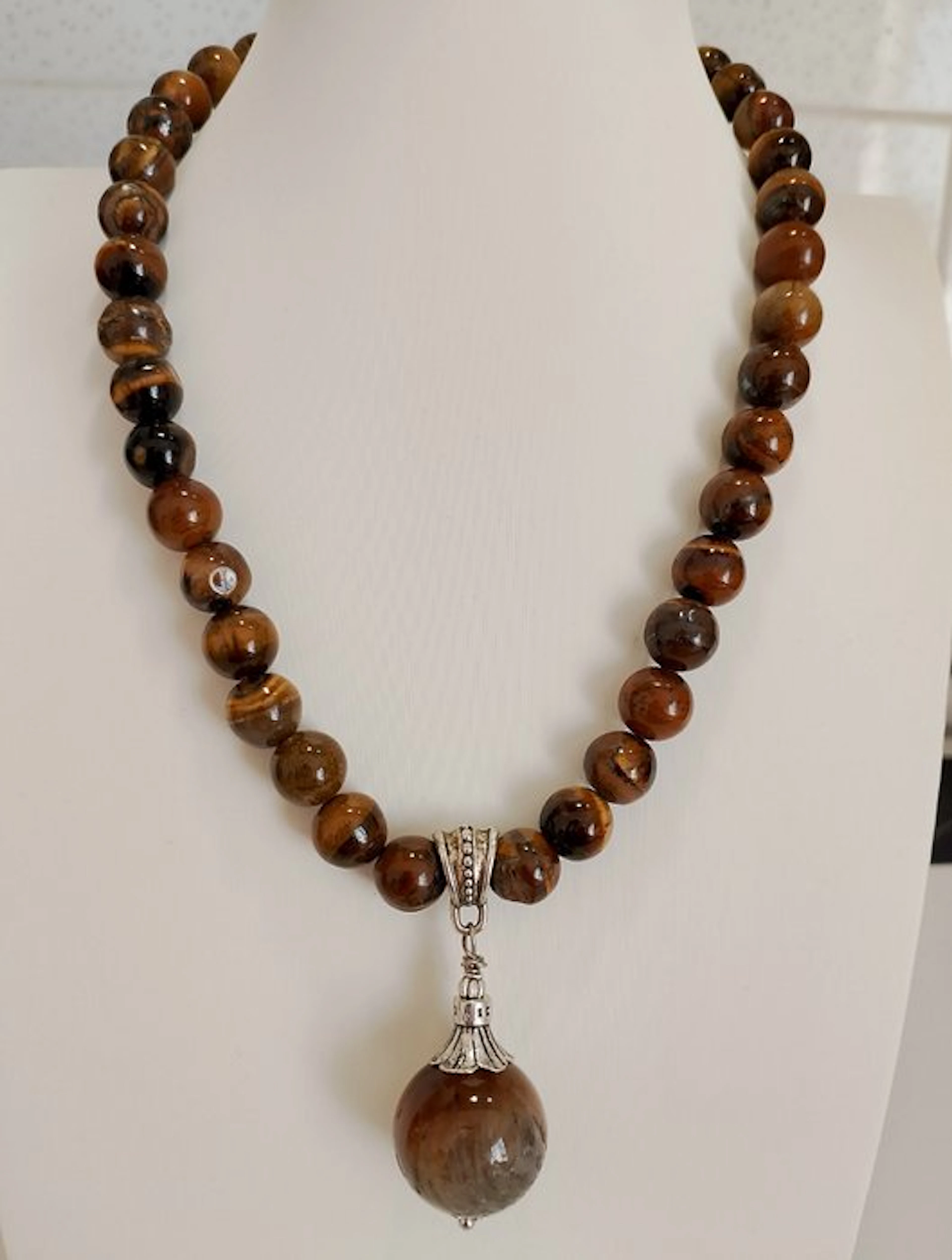 Tiger Eye Tiger's eye Necklace - Necklace - with Eye Tiger pendant
