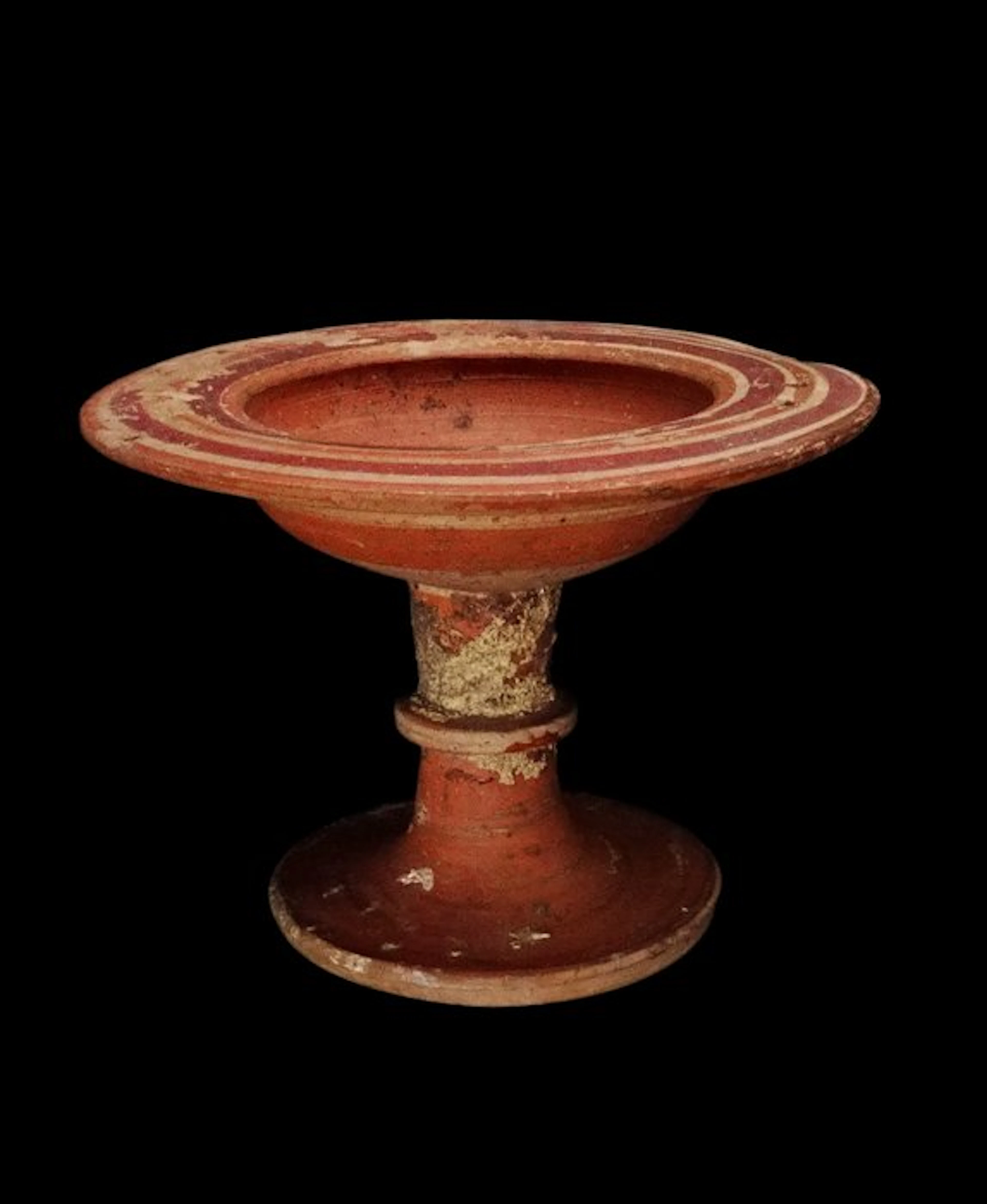 Ancient Greek - Cup on a high foot - necropolis of Vico...