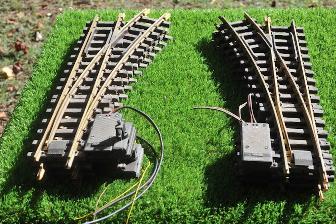 LGB G - 1615 - Model train rail set (6) - LGB switches...