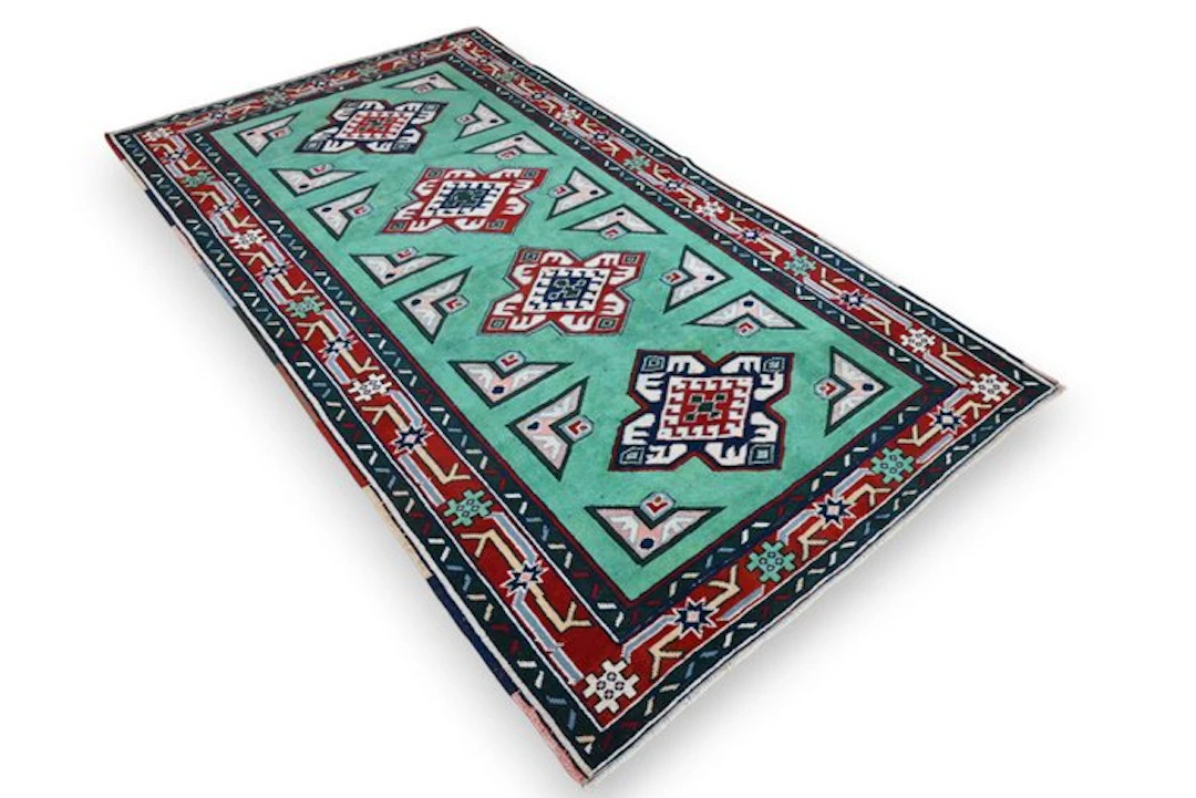 Vintage Kazak - Rug - 245 cm - 135 cm - √ handmade √ certificate