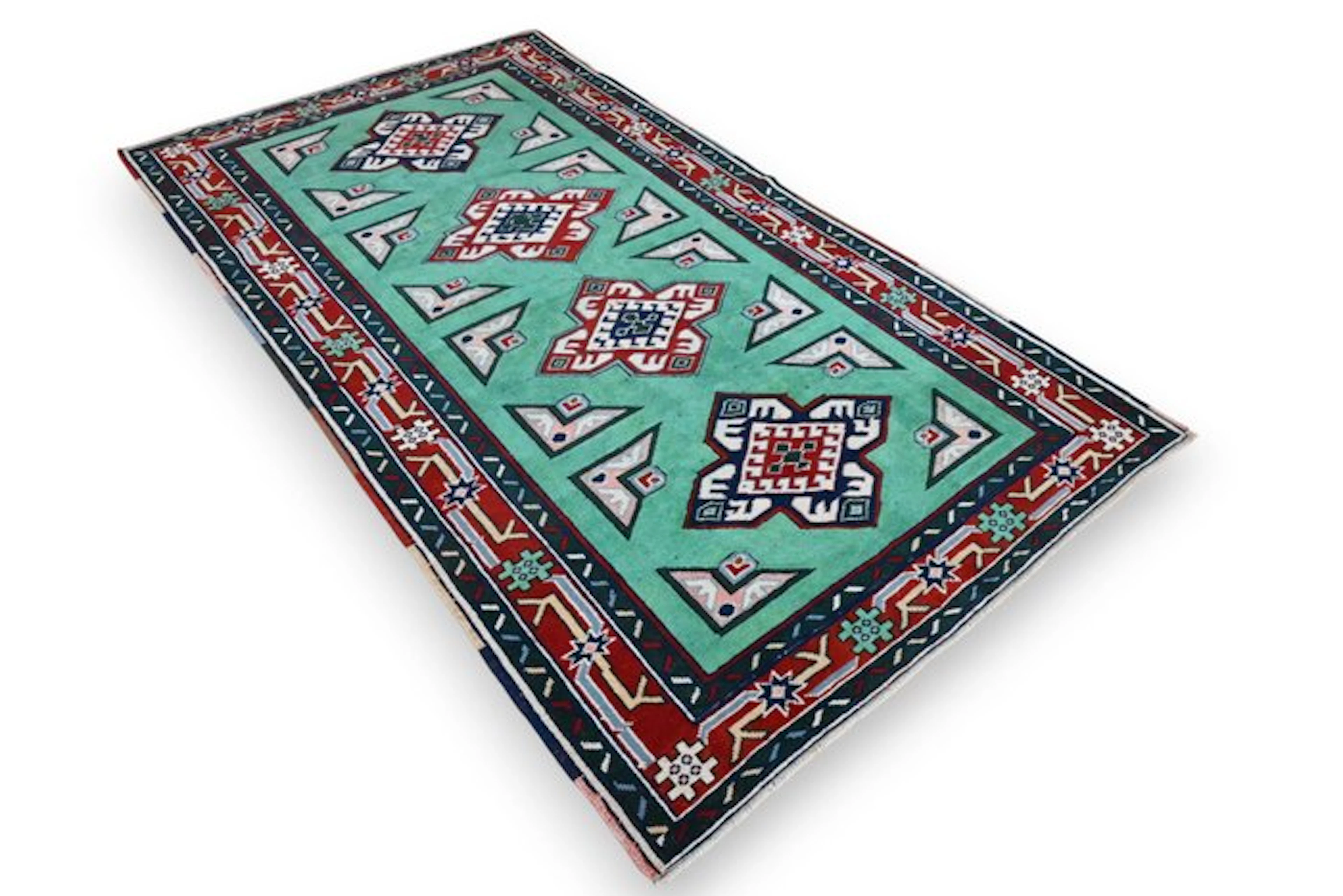 Vintage Kazak - Rug - 245 cm - 135 cm - √ handmade √ certificate
