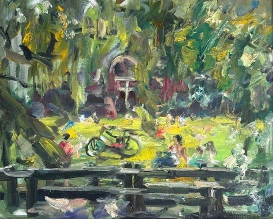 Jurgen Leippert (1944) - Zomer in het park