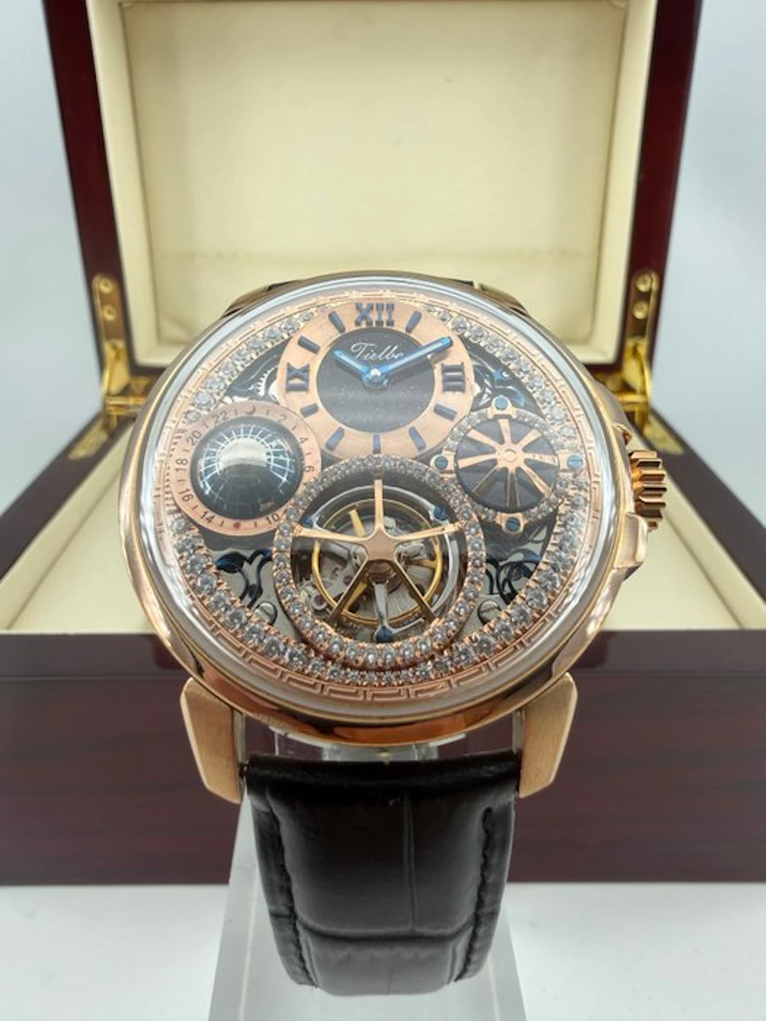 TIELBO Jewelry Watch - Universe series Tourbillon TY715...