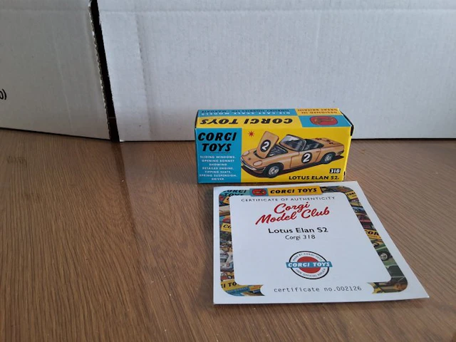 Corgi 1:43 - Model car - Lotus Elan S2 corgi-toys...