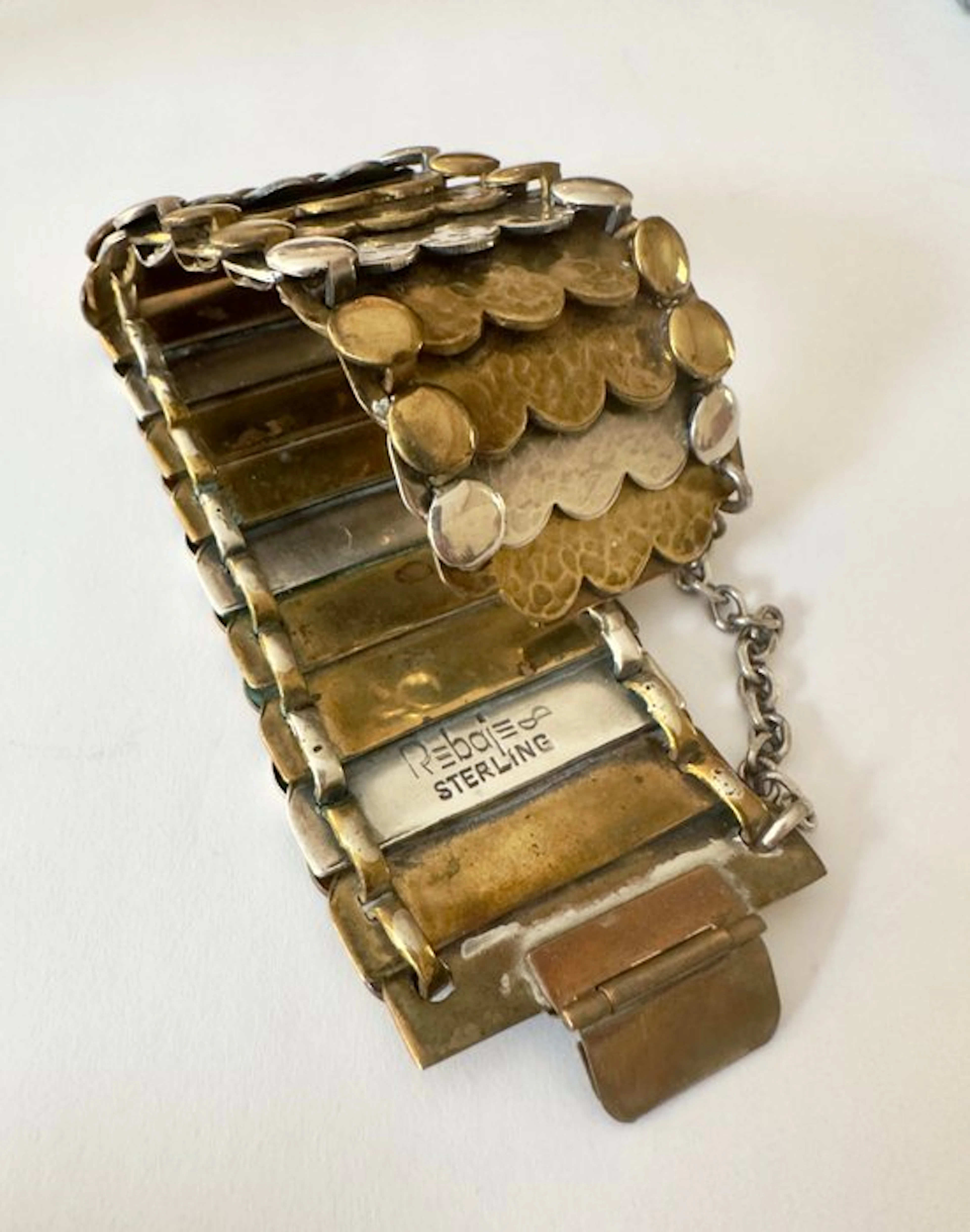 No reserve price - Bracelet Silver, Copper - Frank Rebajes