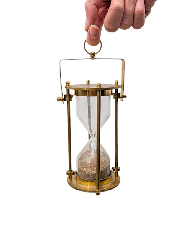 Hourglass - Glass - 20th Century - Marine Hourglass