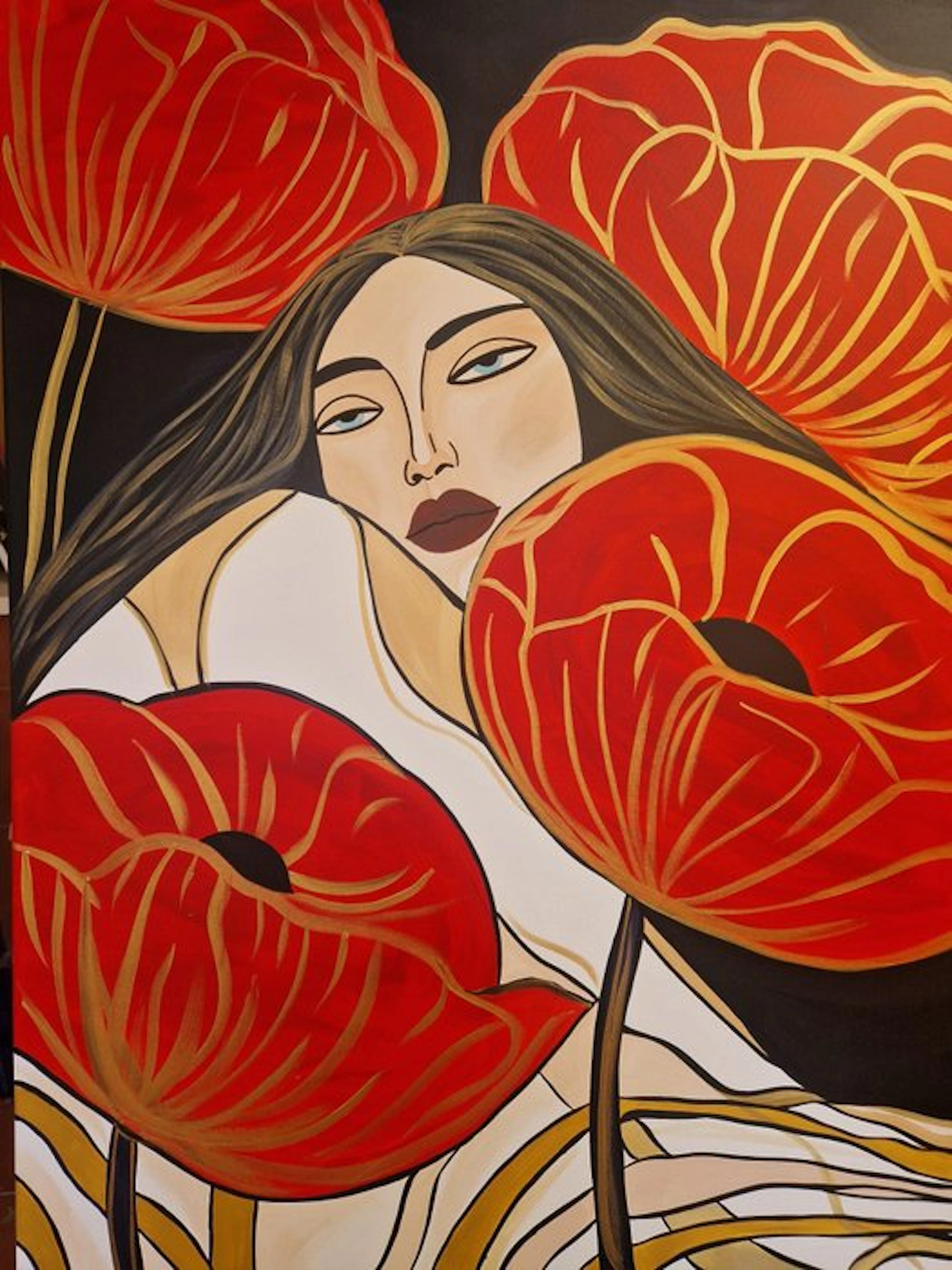 Lucía Laurent - XL - Amapolas Rojas