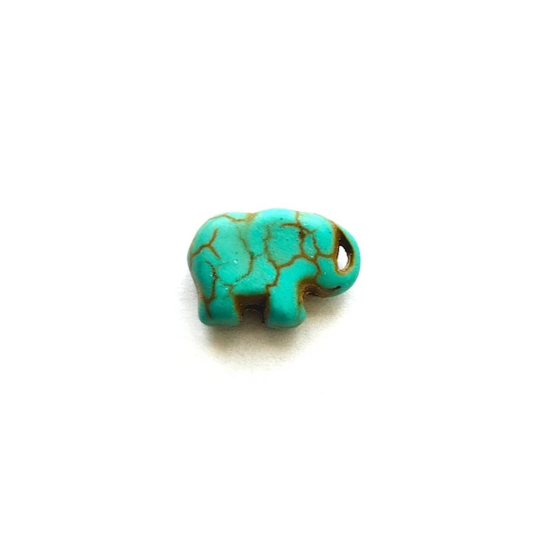 Indus Valley Lazurite XS Elephant Bead Talisman - 32 mm