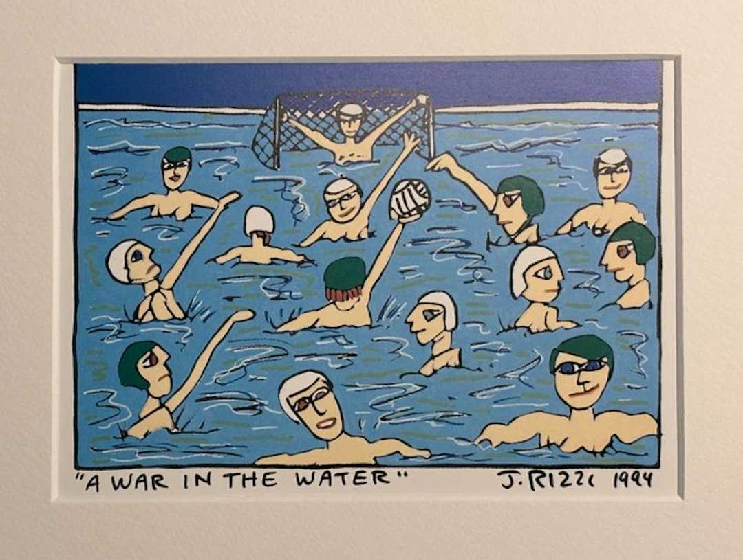 James Rizzi (1950-2011) - A War in the Water