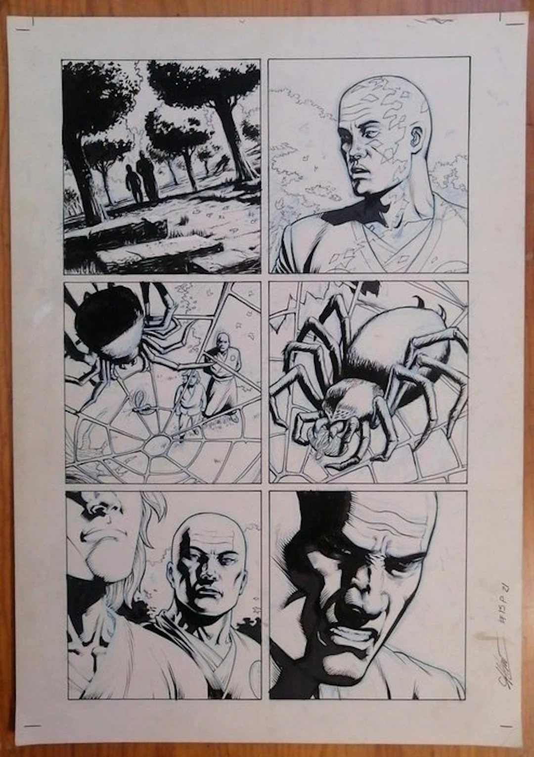 Atilio Rojo - 1 Original page - Snake ayes-storm shadow/Gijoe - #15 - 2014