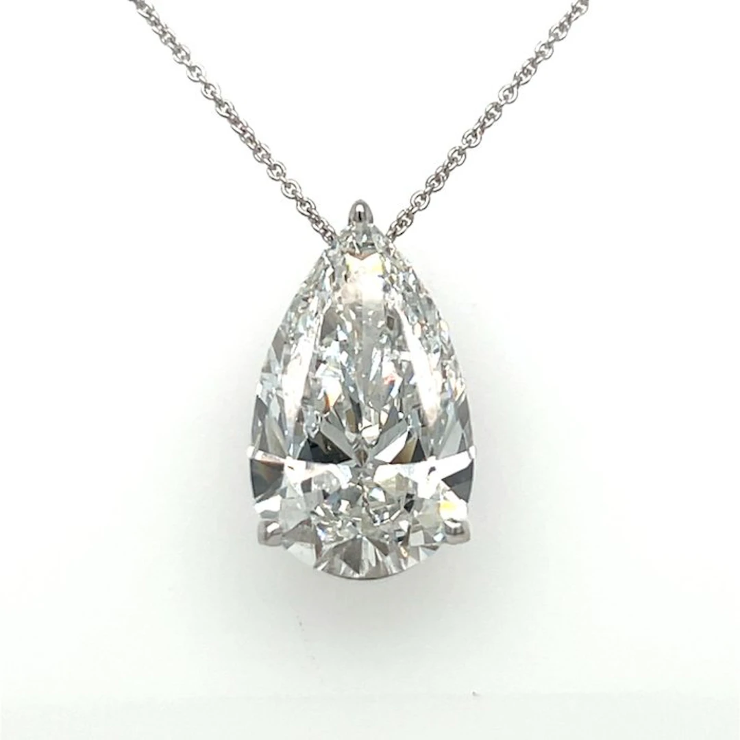 Necklace - 14 kt. White gold - 10.00ct. tw. Diamond (Lab-grown)