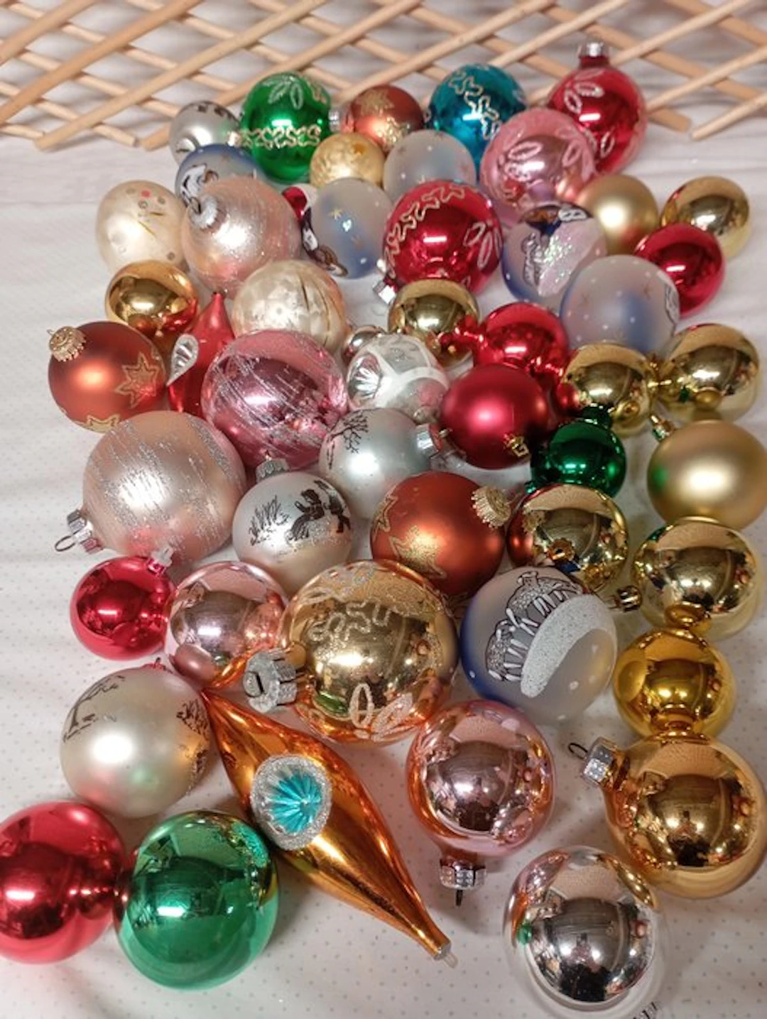 Christmas decoration (50) - Glass, Plastic