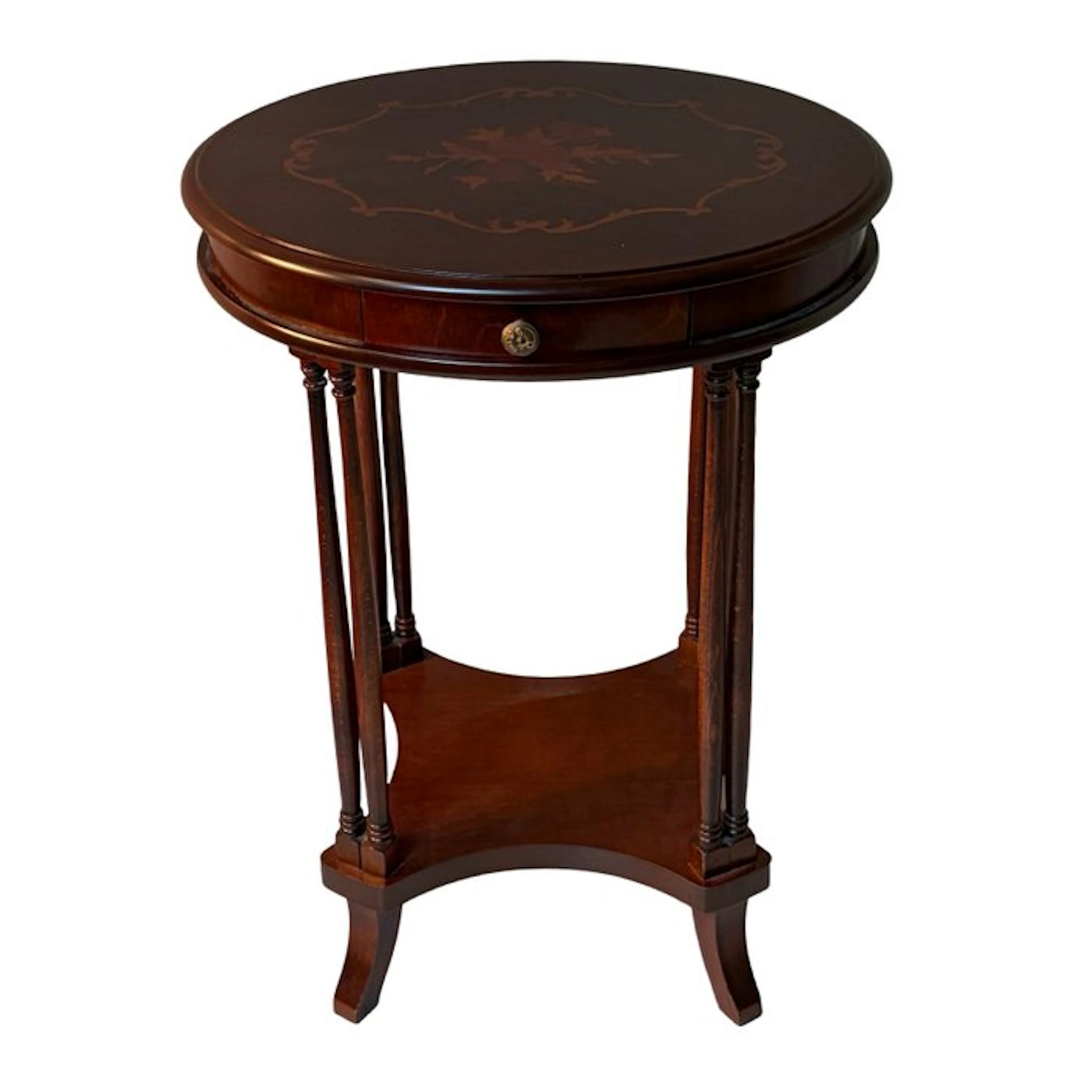 Side table - Wood - Intarsia, Empire style