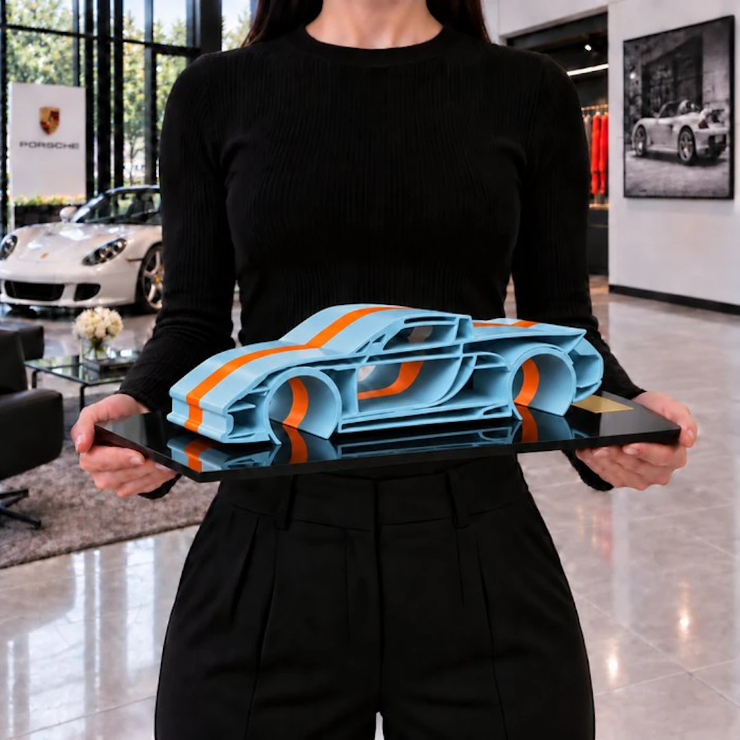 Porsche Carrera GT "Gulf Racing" - 1/12 Scale - XXL Car...
