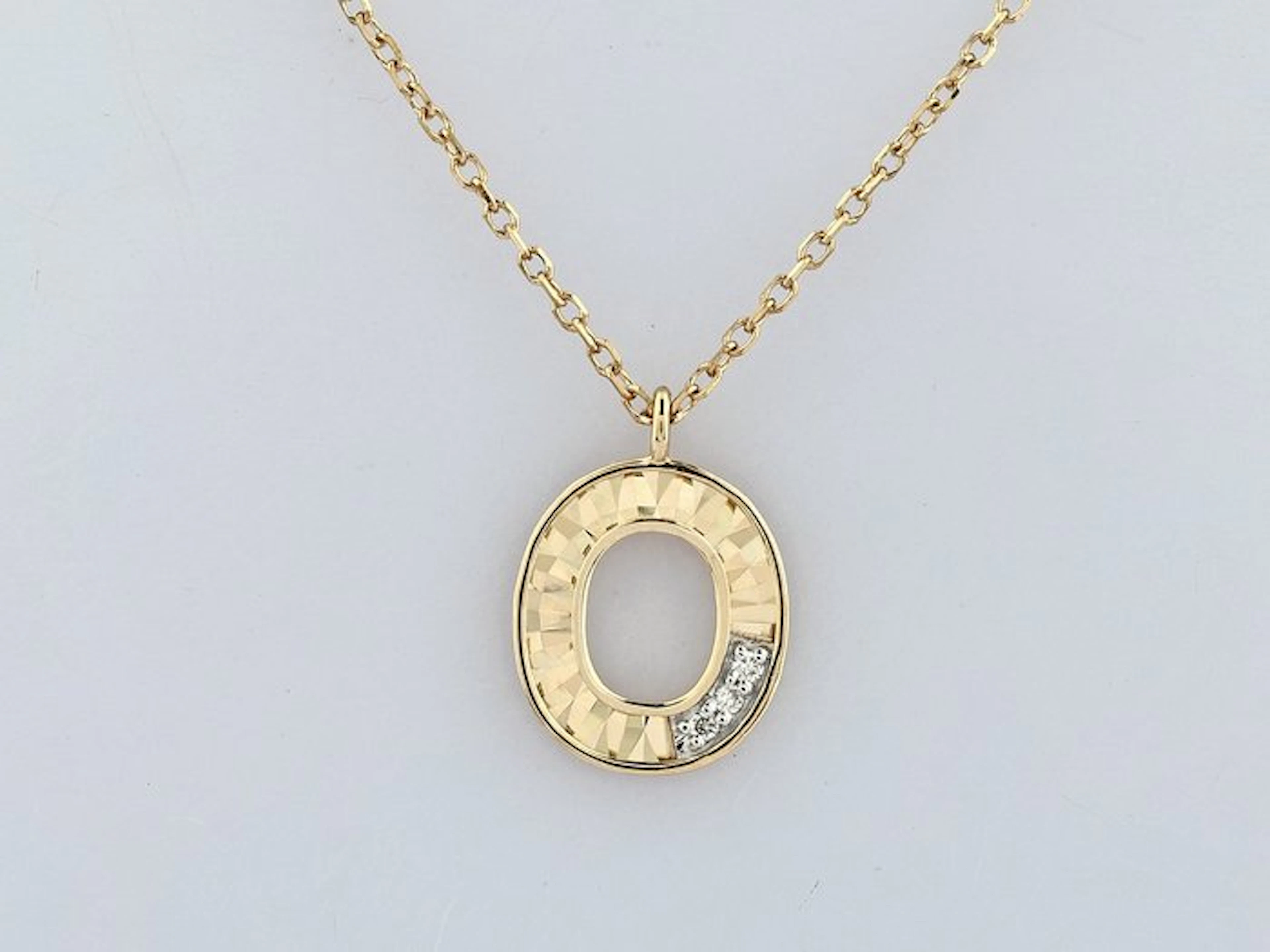 No reserve price - Necklace with pendant - 14 kt