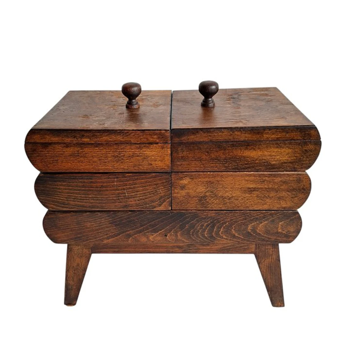 Table - harmonic system - Wood - Sewing table with fold-out extension